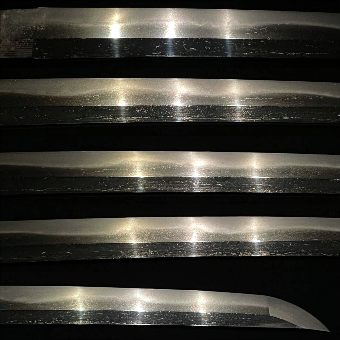 Gunome-Hamon 互目刃文 WAKIZASHI, Early Edo period mumei