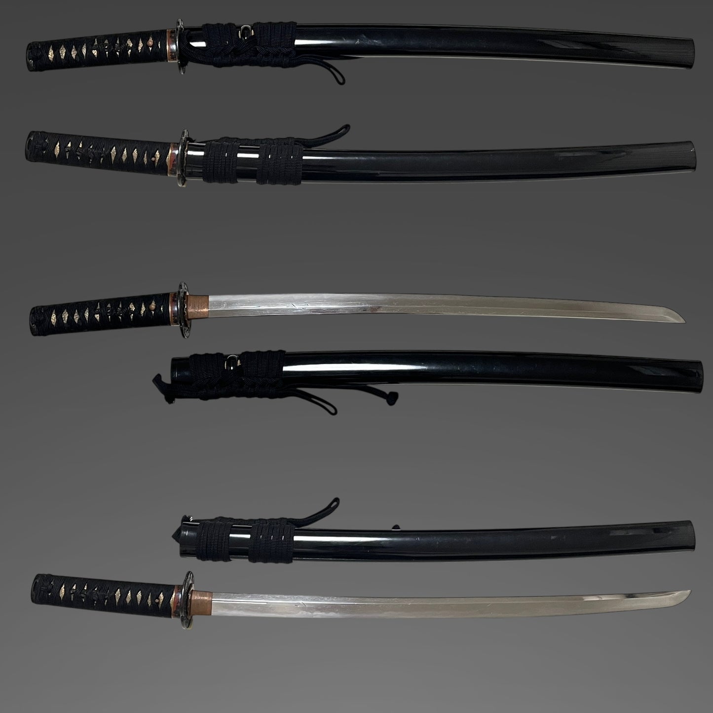 Bonji 梵字 Horimono Long Wakizashi, 石州直綱作之 太刀ヲスリ上ル 文化六年二月吉日 signed, Edo period