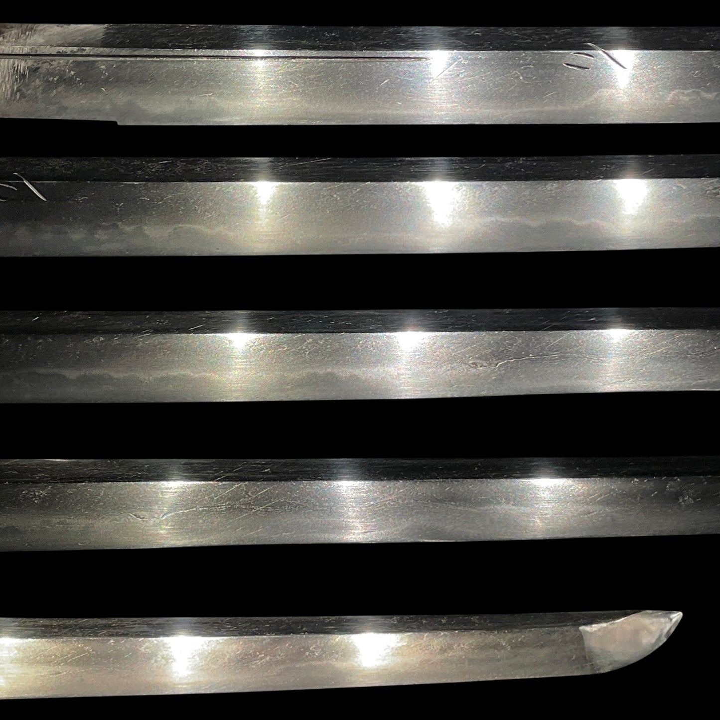 Bonji 梵字 Horimono Long Wakizashi, 石州直綱作之 太刀ヲスリ上ル 文化六年二月吉日 signed, Edo period