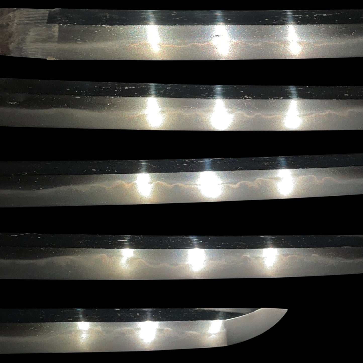 Gunome-Hamon 互目刃文 WAKIZASHI, Early Edo period mumei