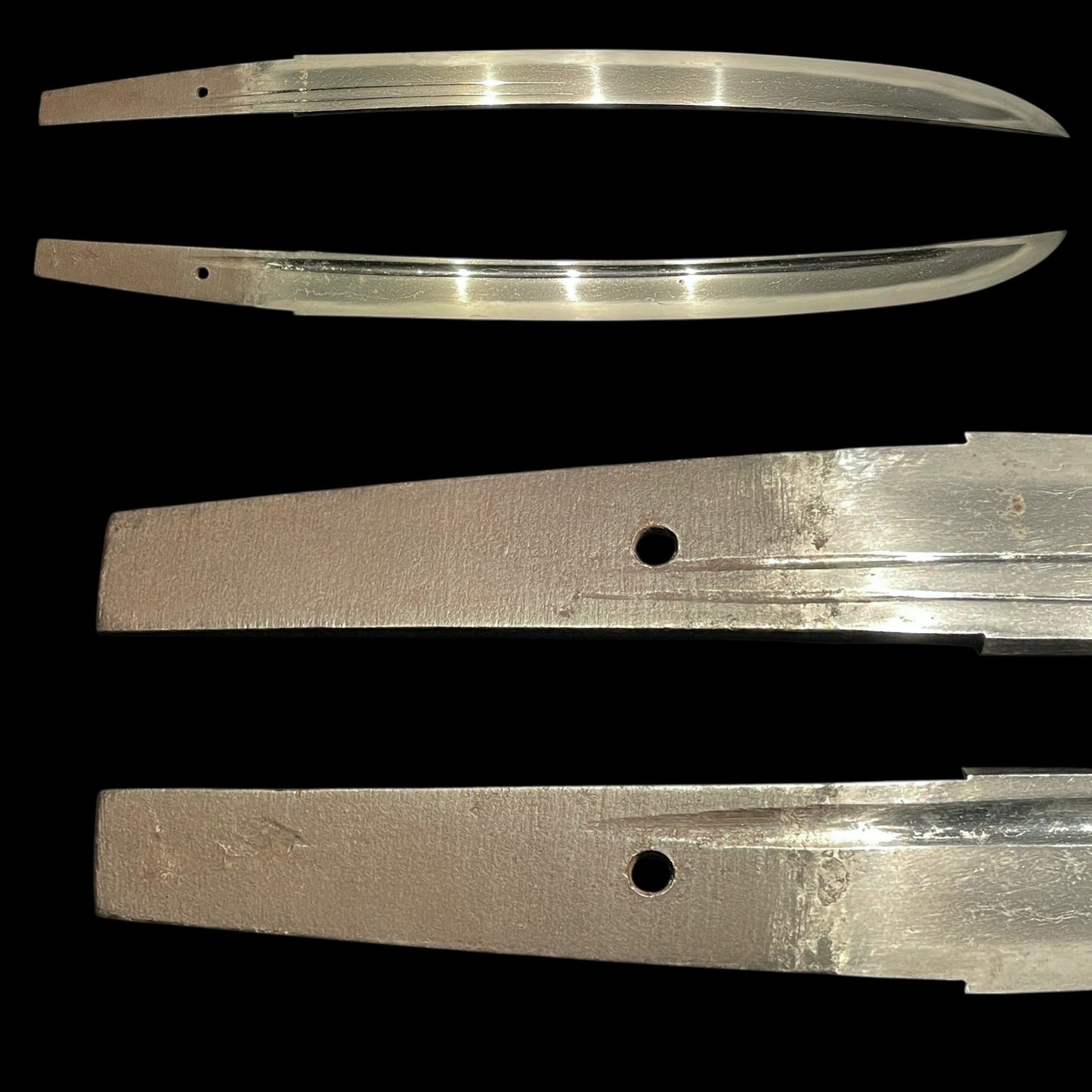 Hirazukuri Danbira Wakizashi, Wide blade, Edo period mumei