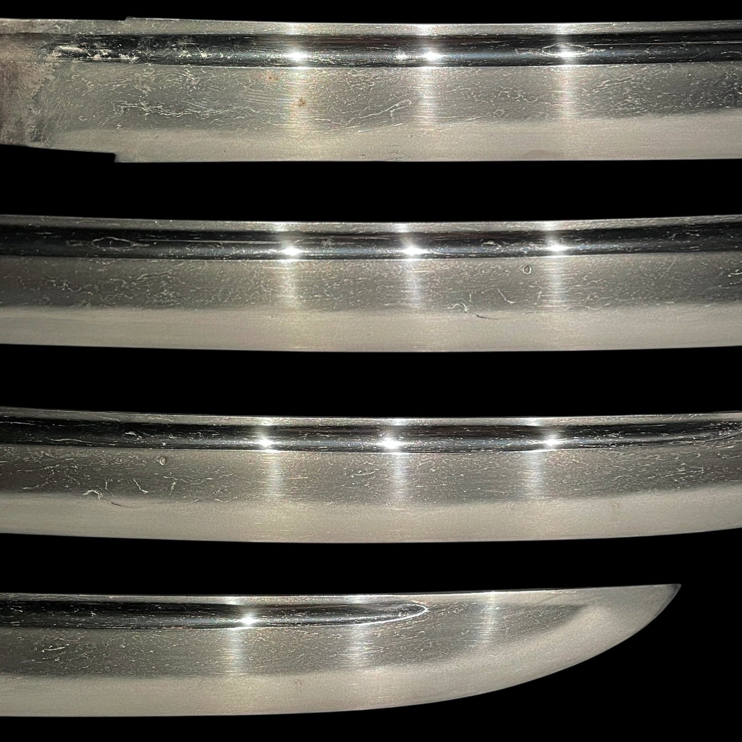 Hirazukuri Danbira Wakizashi, Wide blade, Edo period mumei