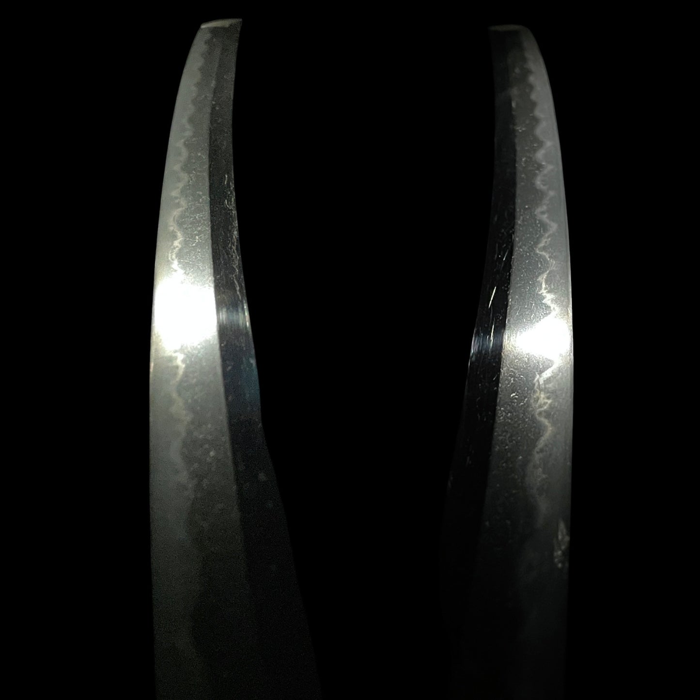 Pine needles Copper Fuchikashira, Bishuosafune Arimitsu signed Long Wakizashi