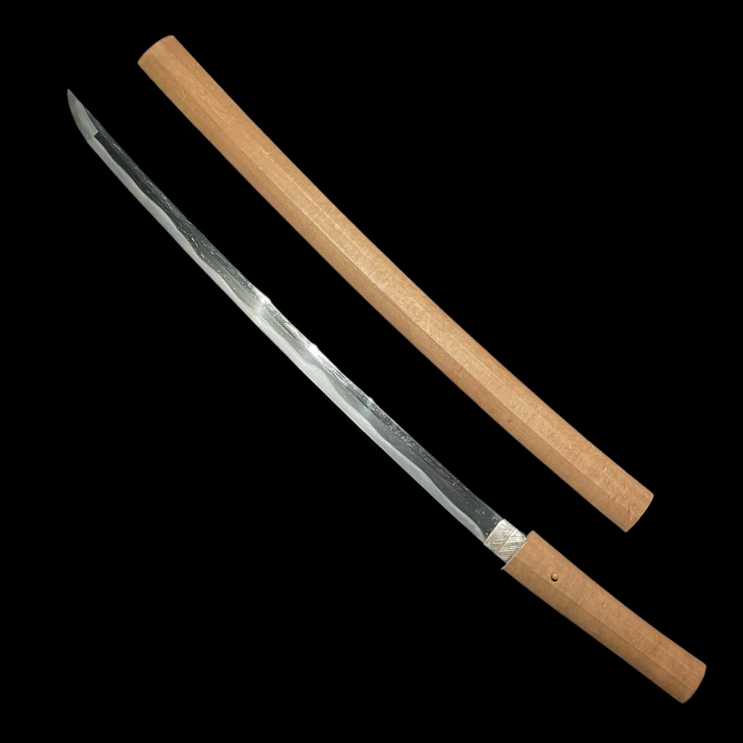 Midareba Polished Wakizashi, Edo period mumei