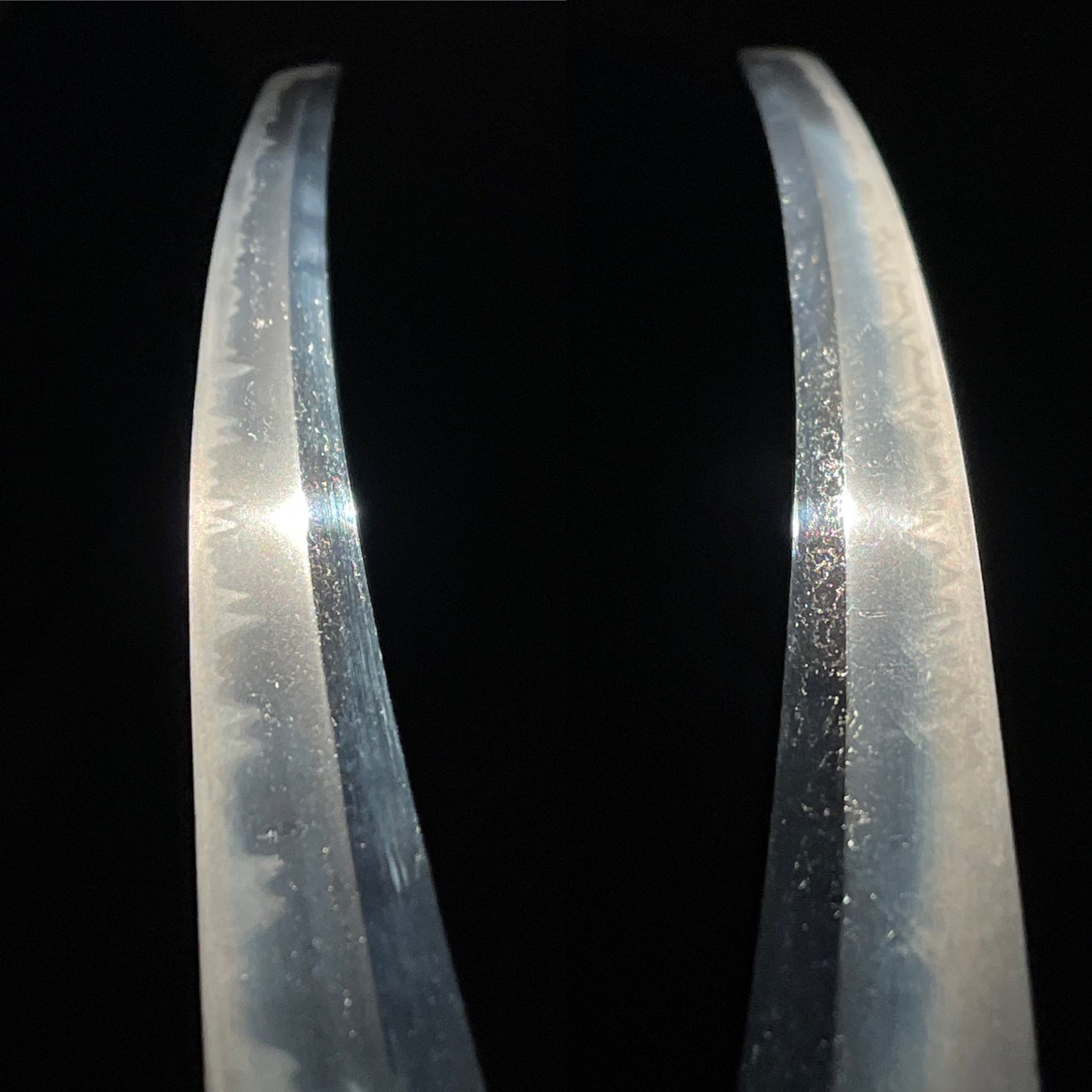 Midareba Long WAKIZASHI, Rugged blade, Edo period mumei