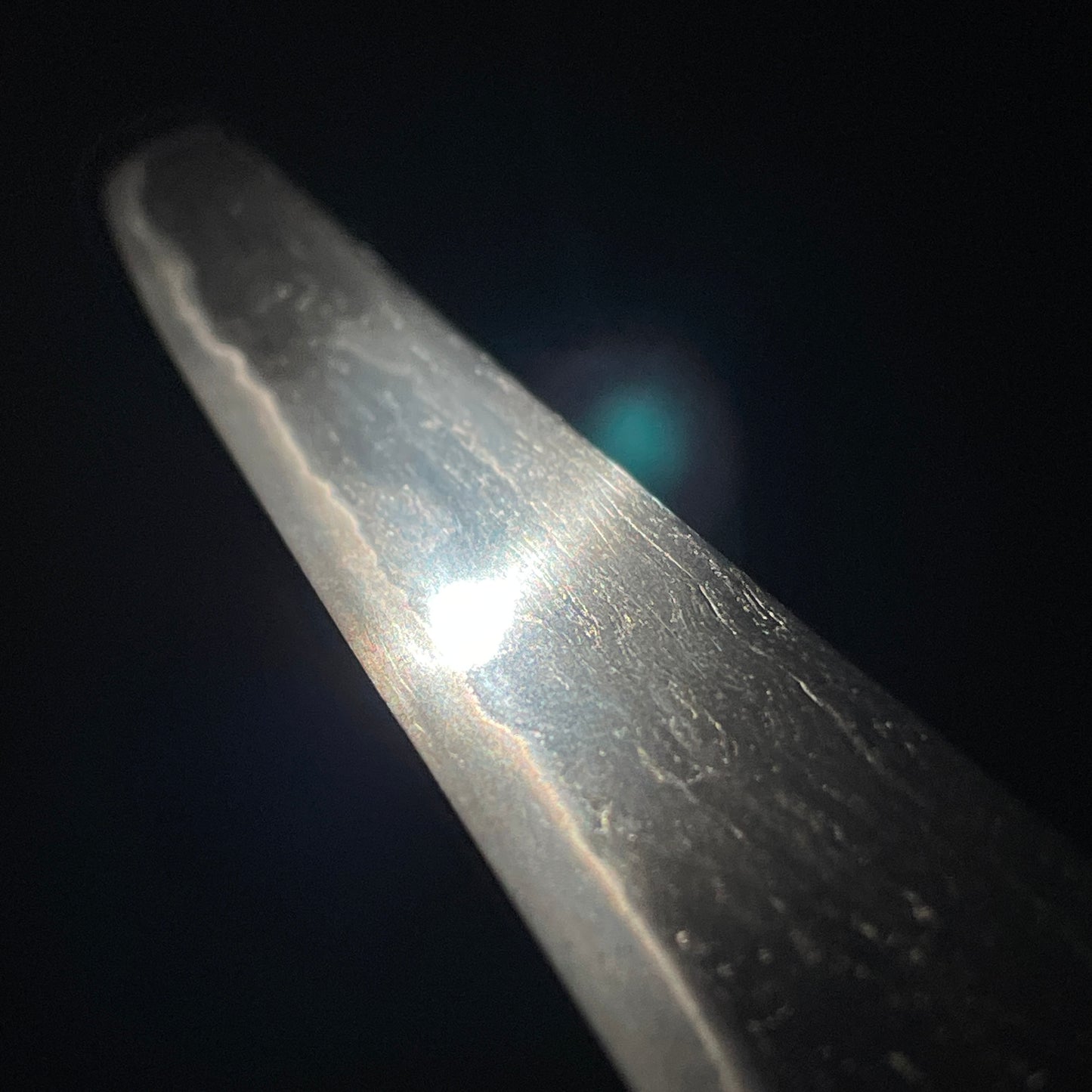 Turtle Menuki Yoroidoshi Tanto, Masamehada 柾目肌 Thick Blade, Edo period mumei