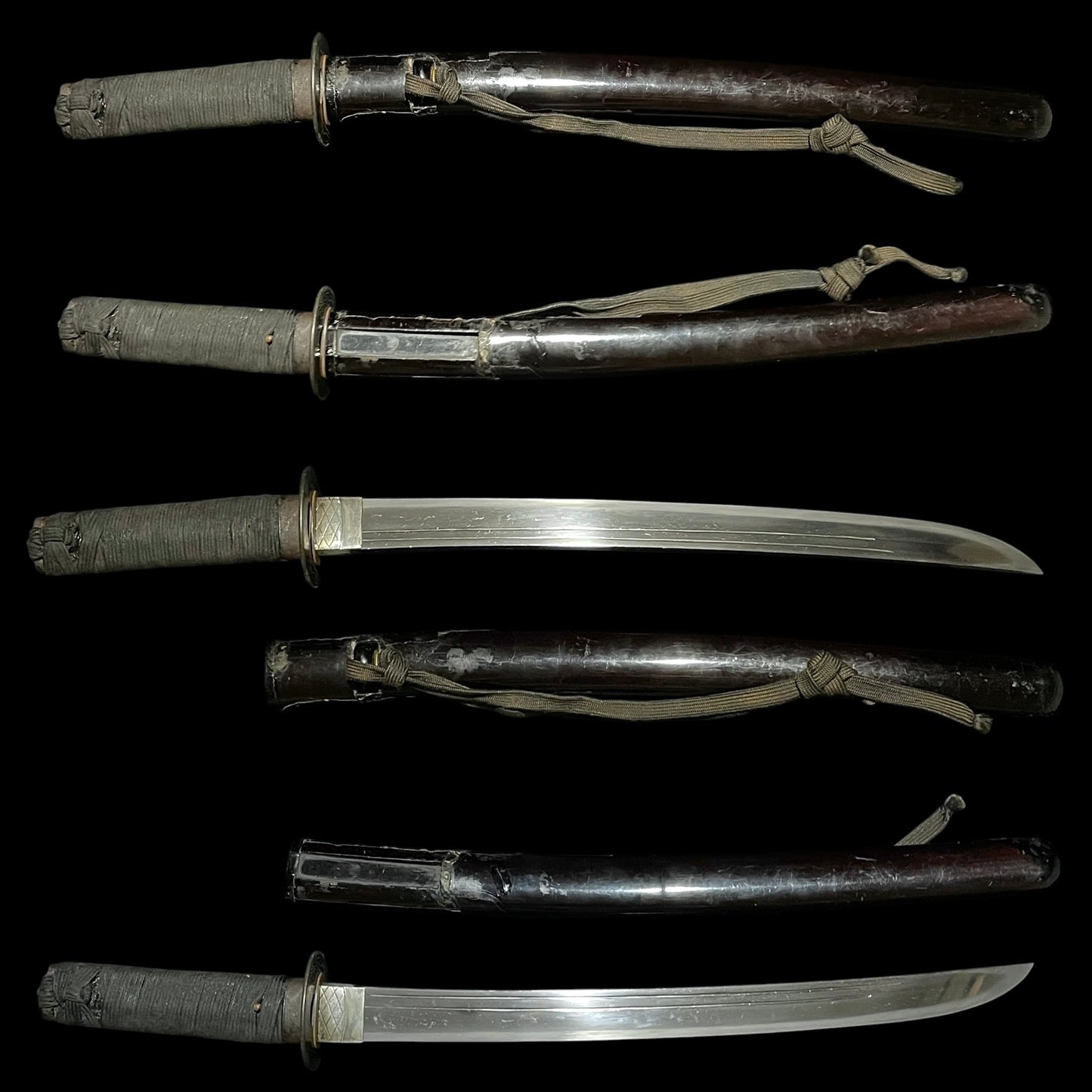 Hirazukuri Wakizashi 平造脇差, Wide Blade, Edo period mumei