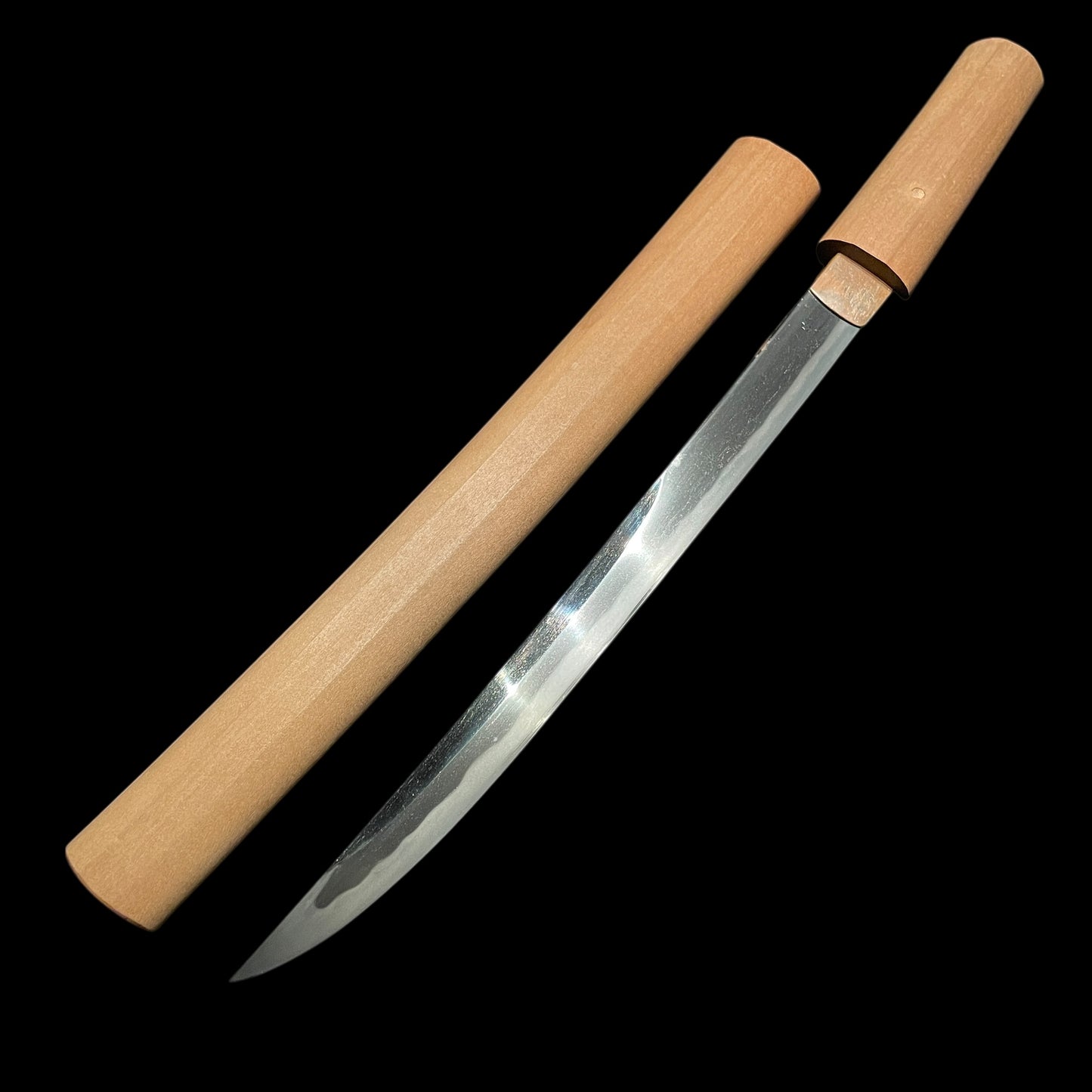 Unokubi-Zukuri 鵜首造 Sunnobi-Tanto 寸延短刀, Edo period mumei