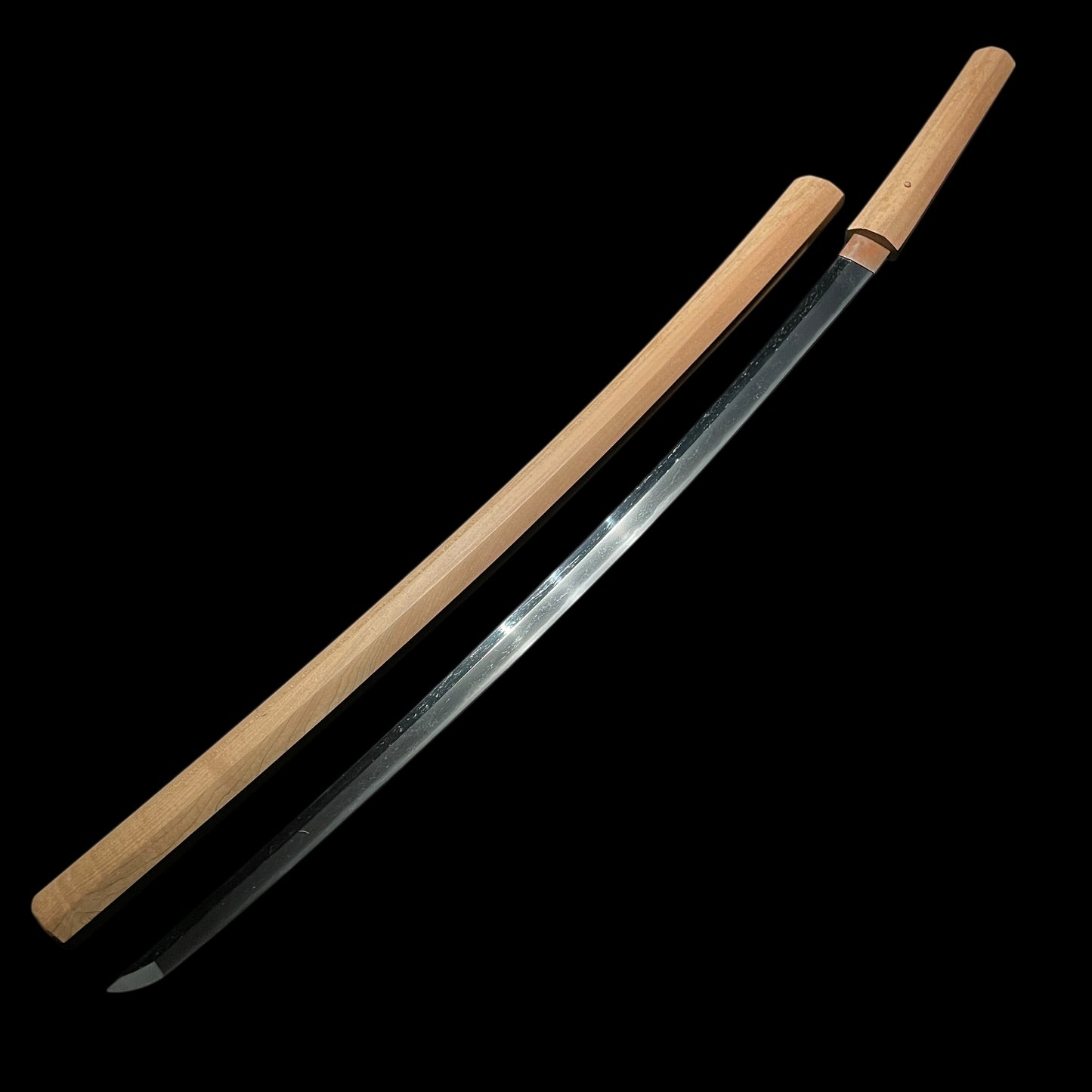 Long KATANA in Shirasaya, Muromachi period mumei