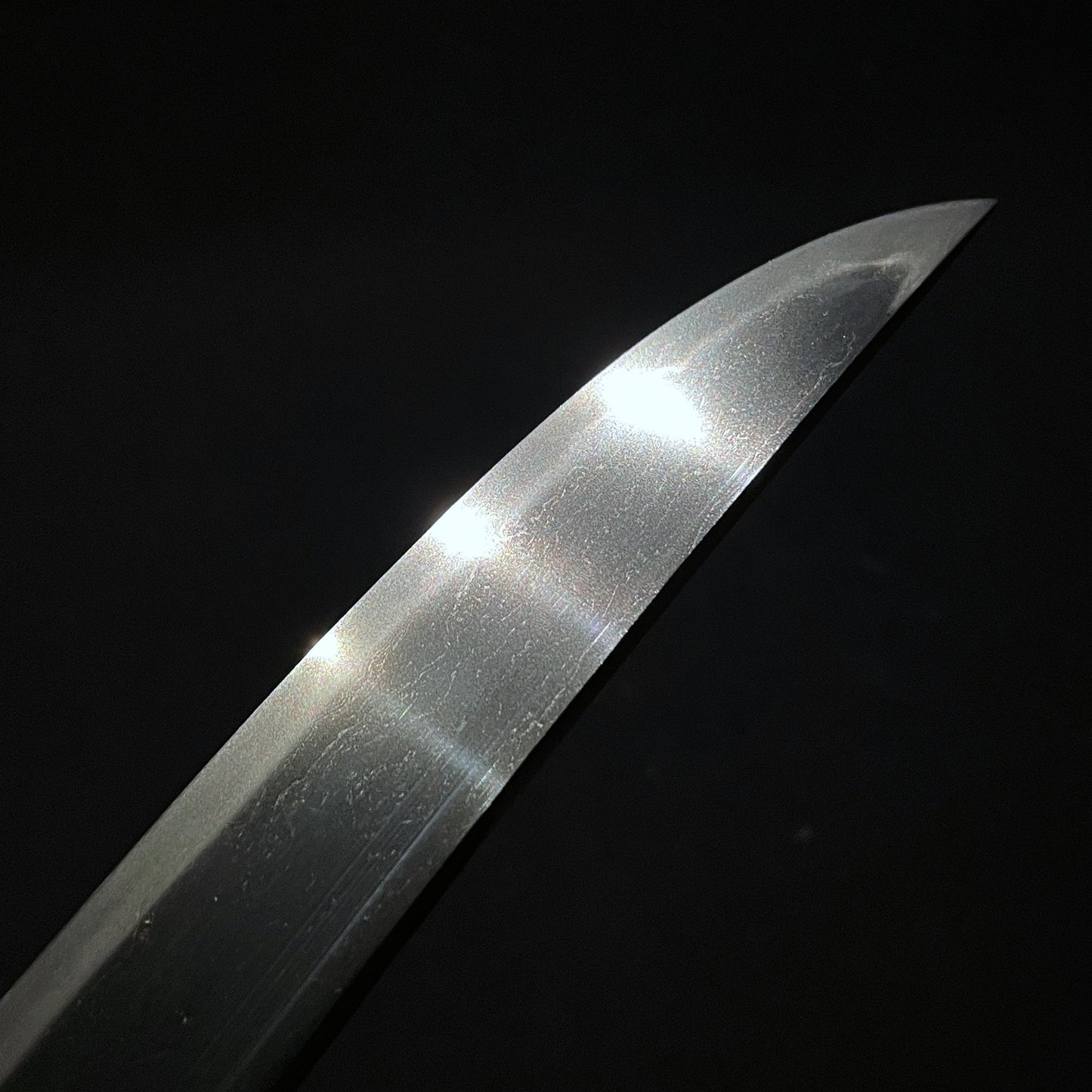 Long Hirazukuri Wakizashi, Torafu-Saya 虎斑鞘, Muromachi period mumei