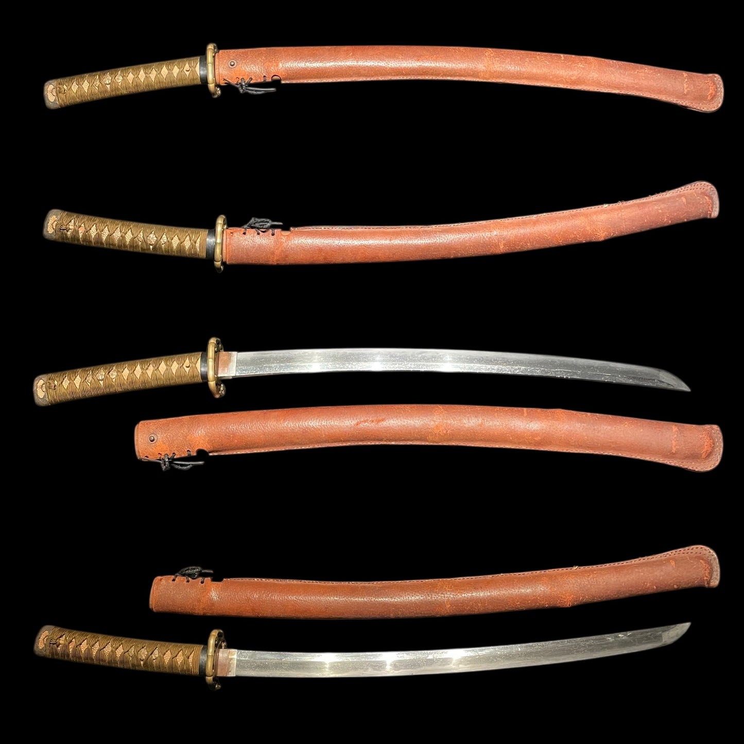 Ryakushiki GUNTO 略式軍刀, WW2 Japanese Army Officer Sword, 1943-1945