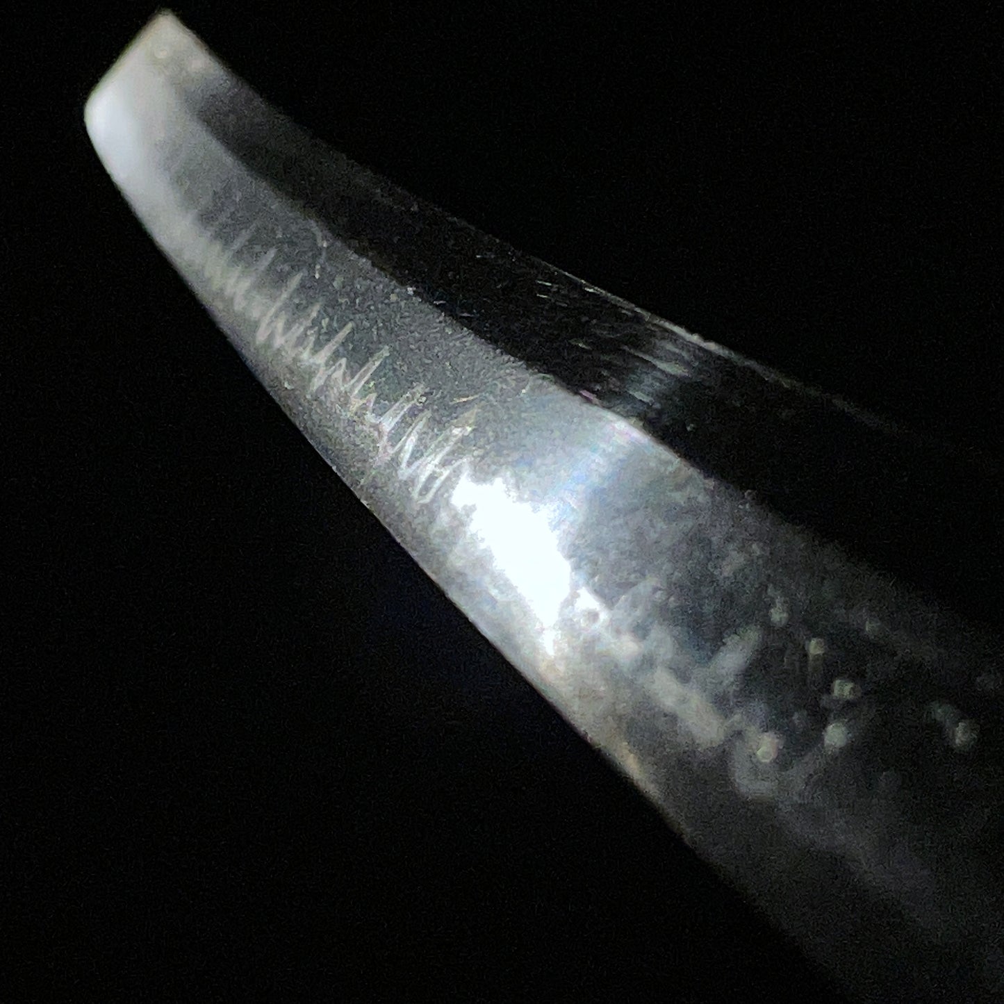 Gunomechoji-Hamon 互目丁子刃文 Long Wakizashi, Edo period mumei
