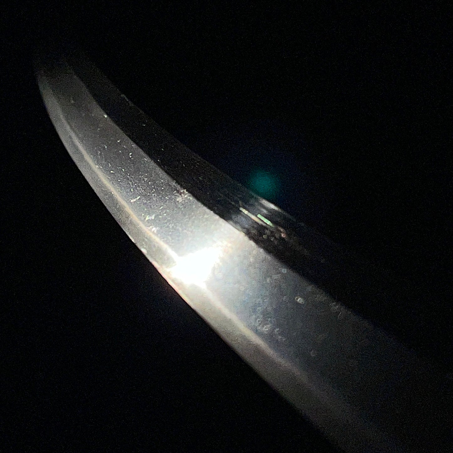 Shibuichi Fuchikashira, Black Wakizashi, Suguha 直刃 Hamon, Edo period mumei