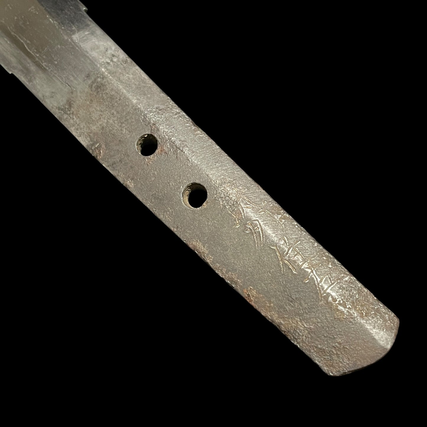 Naginata-Naoshi Style Wakizashi, Chikushuju Sa 筑州住左 signed, Kawamaki Tsuka