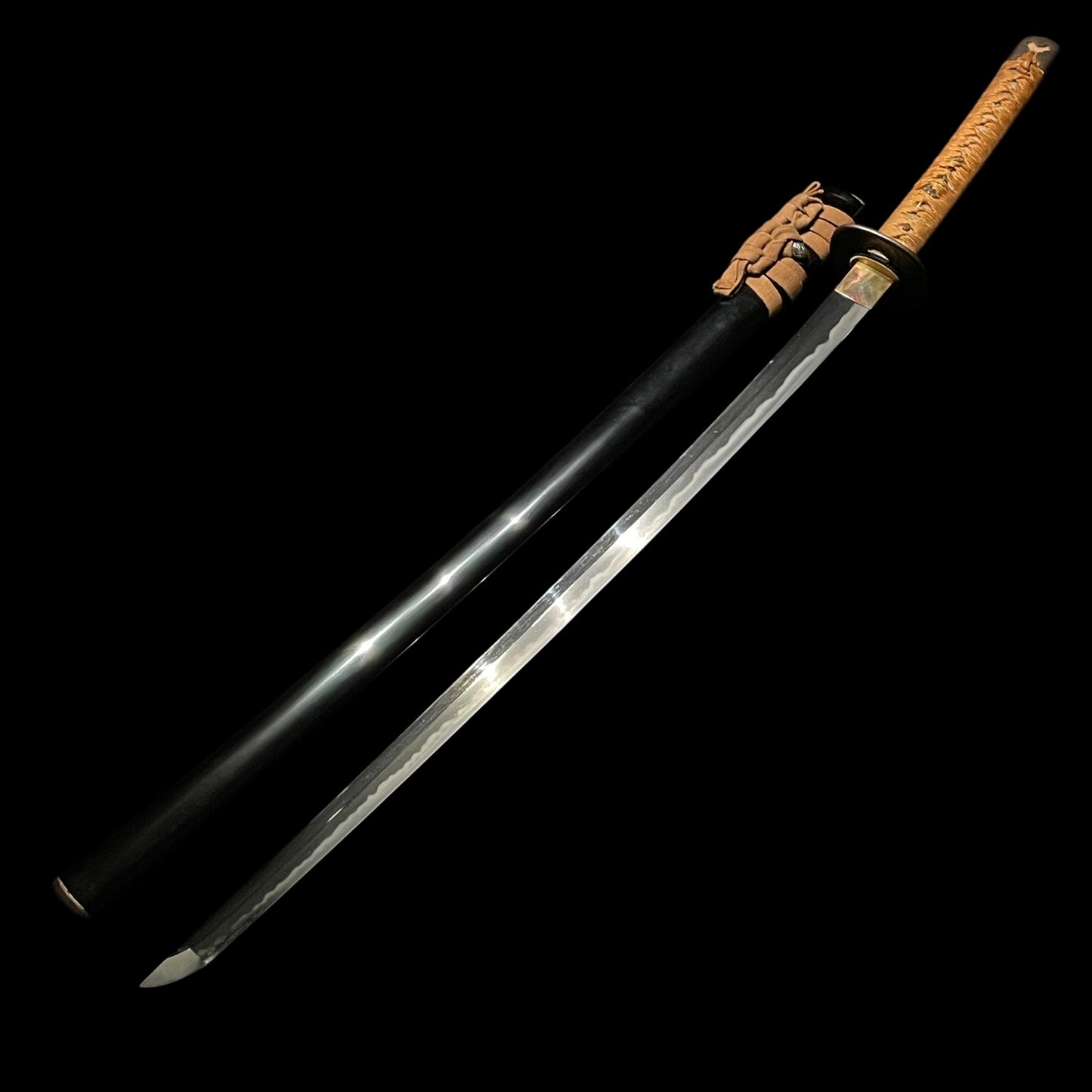 Dragon Tsuba Long KATANA, Late Edo period mumei, Bakumatsu era