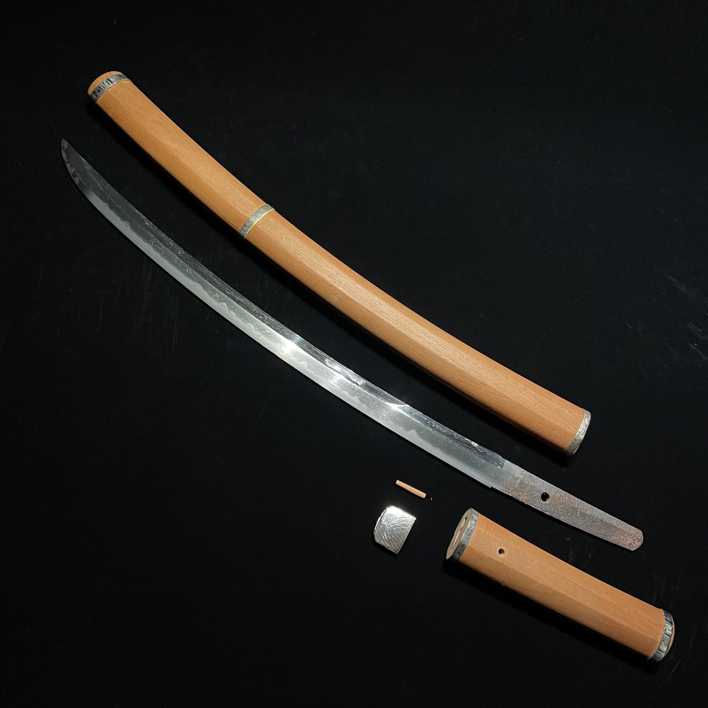 Oozori Shobuzukuri Wakizashi, Togari Gunome Hamon, Edo period mumei