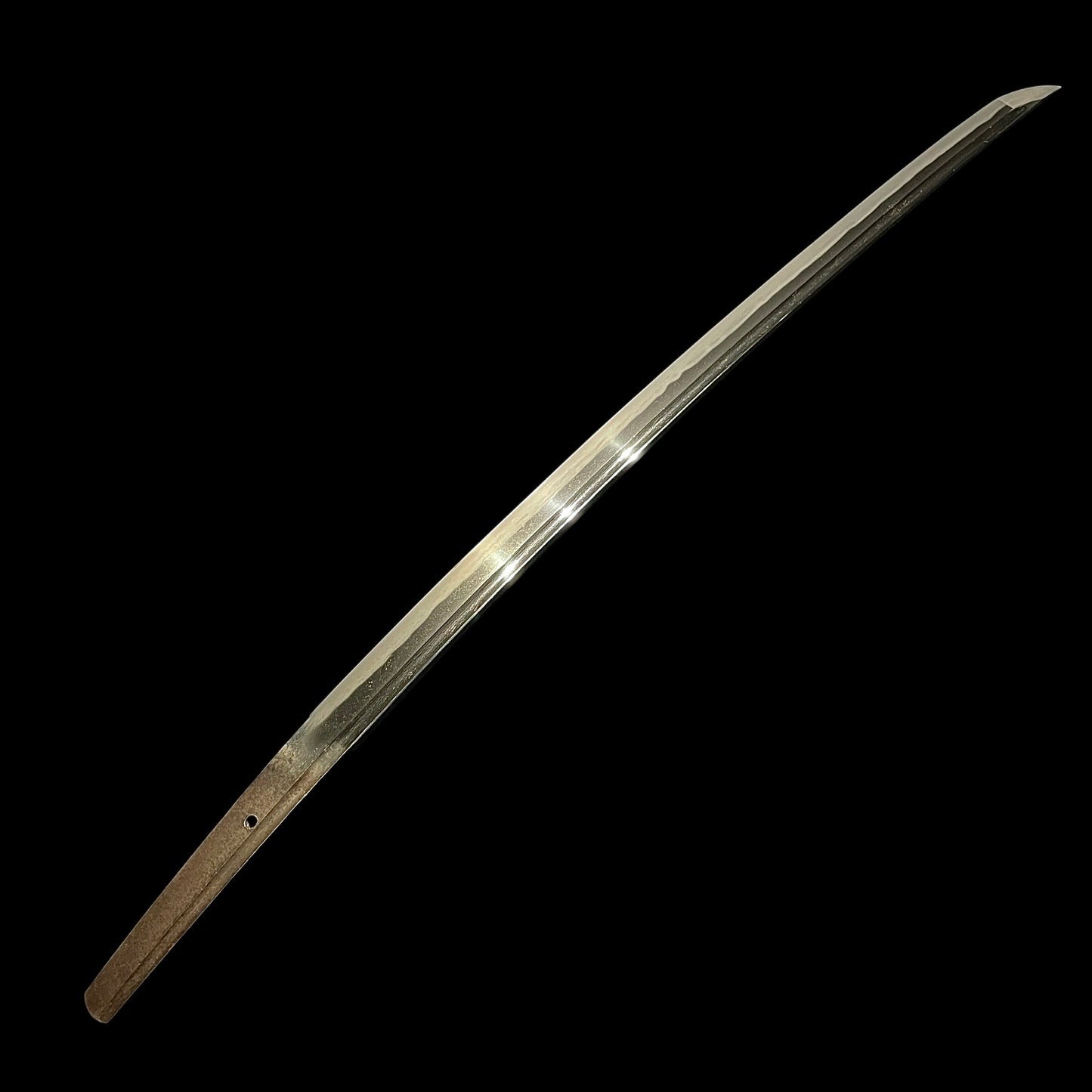Kakitoshi Long Wakizashi, Bo-hi 棒樋 blade, Edo period mumei