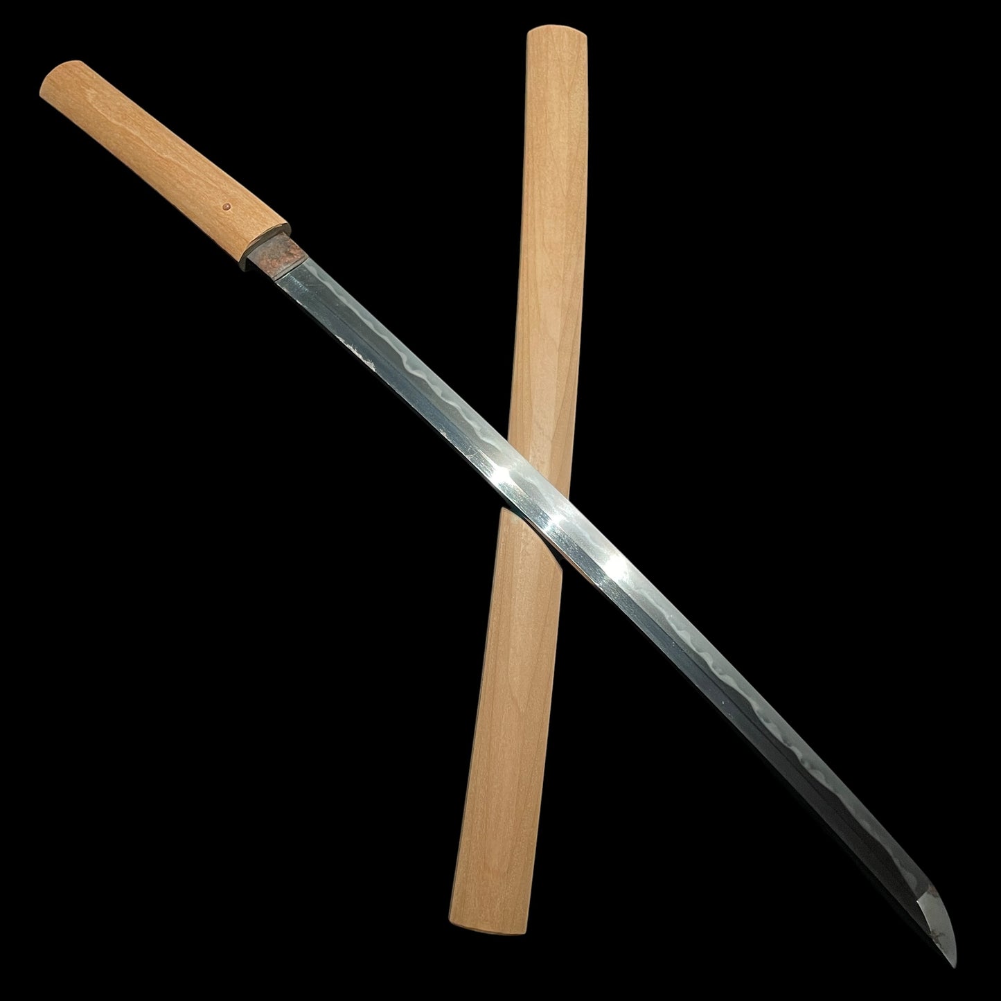 Noshuju Jumyo 濃州住寿命 signed Long Wakizashi, Straight blade, Edo period