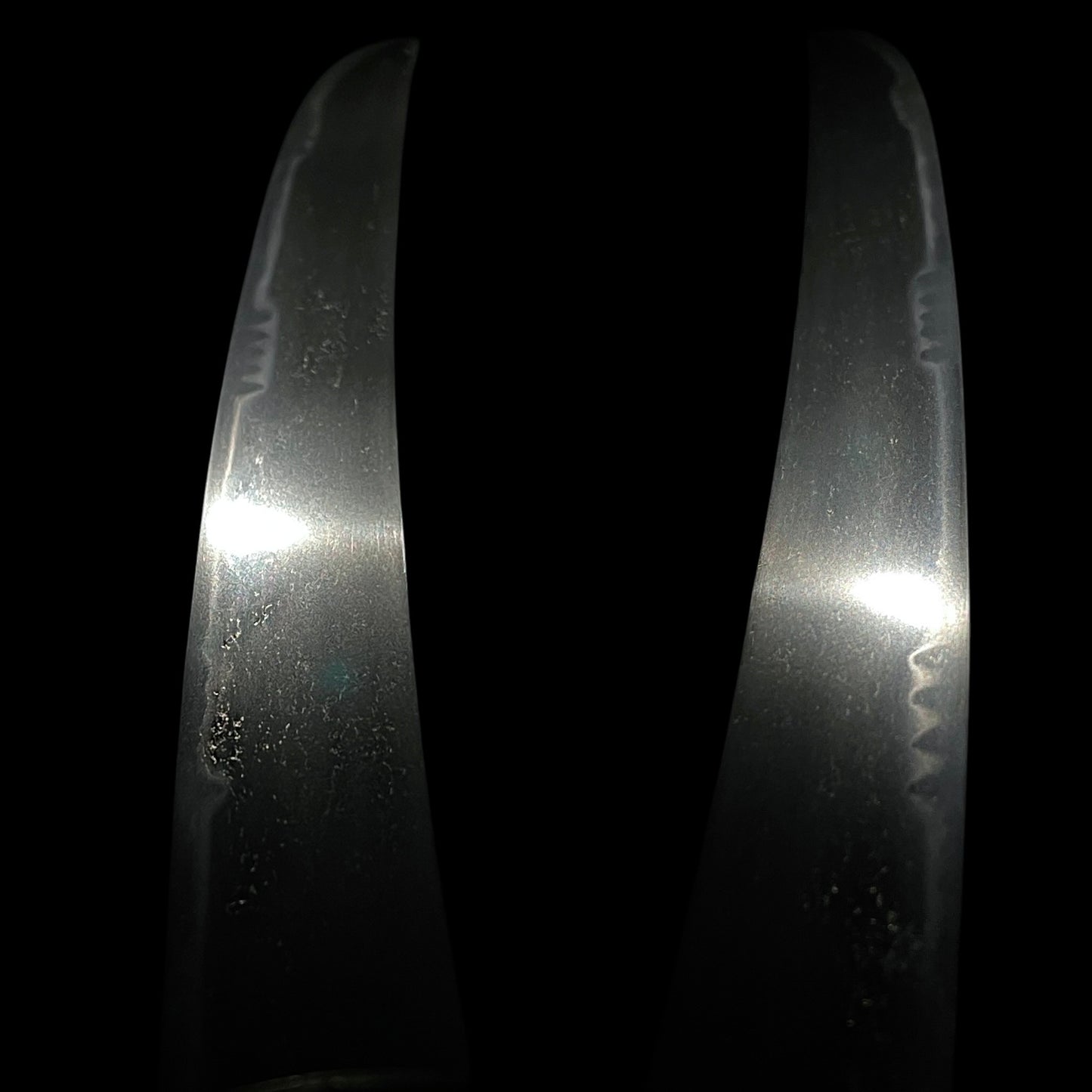 Hirazukuri Wakizashi, Butterflies and peonies Fittings, Enju Nobukatsu signed Kozuka