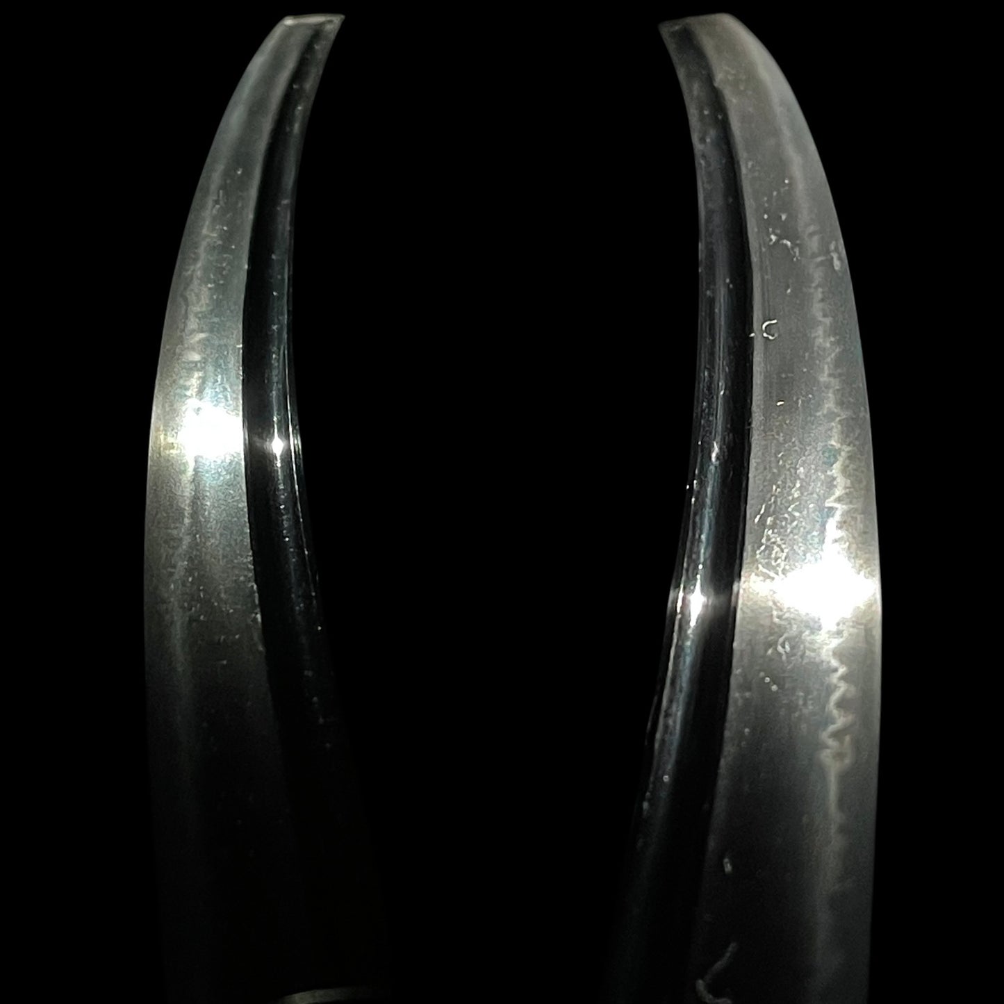 Takinobori 滝登り Tsuba KATANA, Bohi 棒樋, Muromachi period, Oosuriage mumei