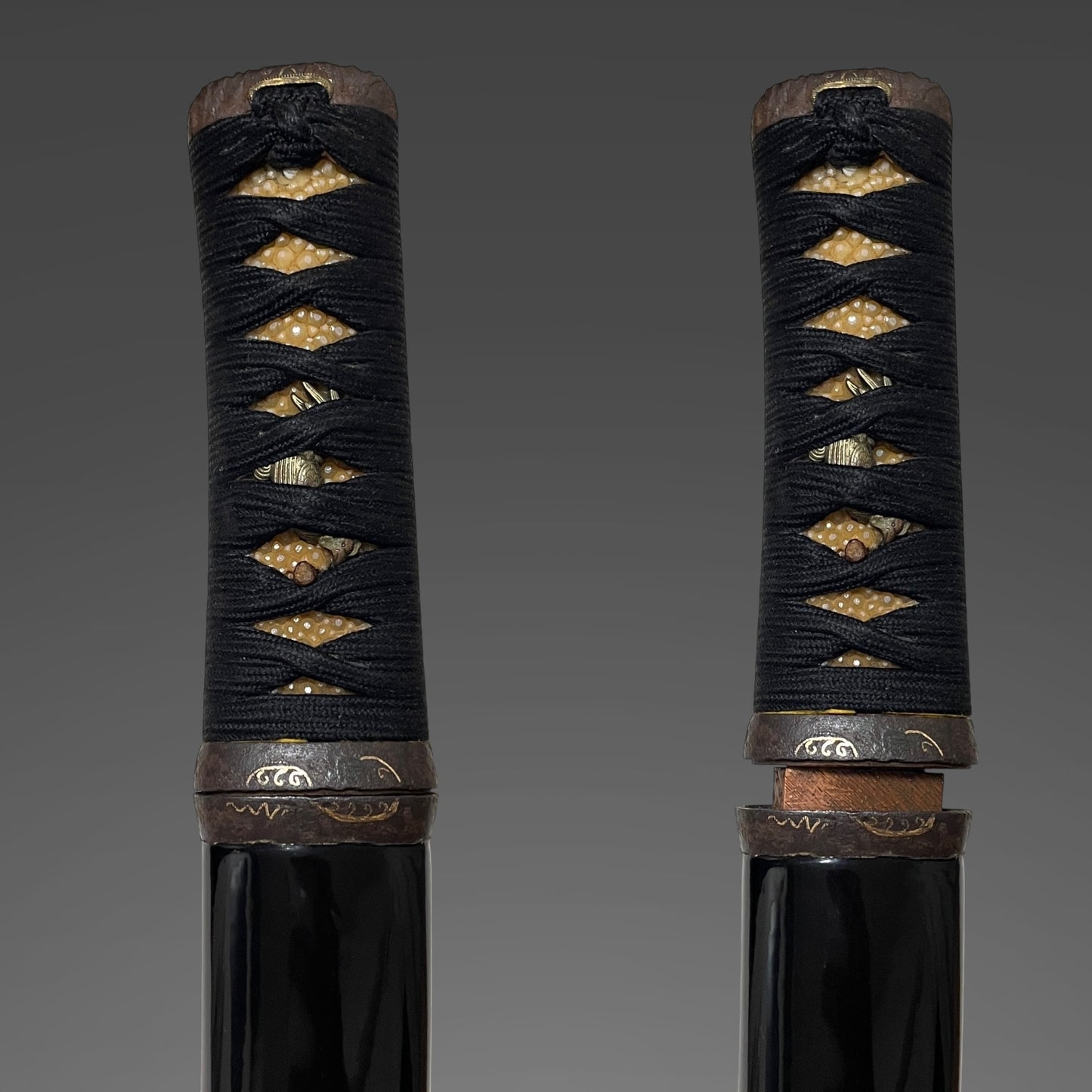 Aikuchi Koshirae TANTO 合口拵短刀, with Horse Kozuka, Edo period mumei