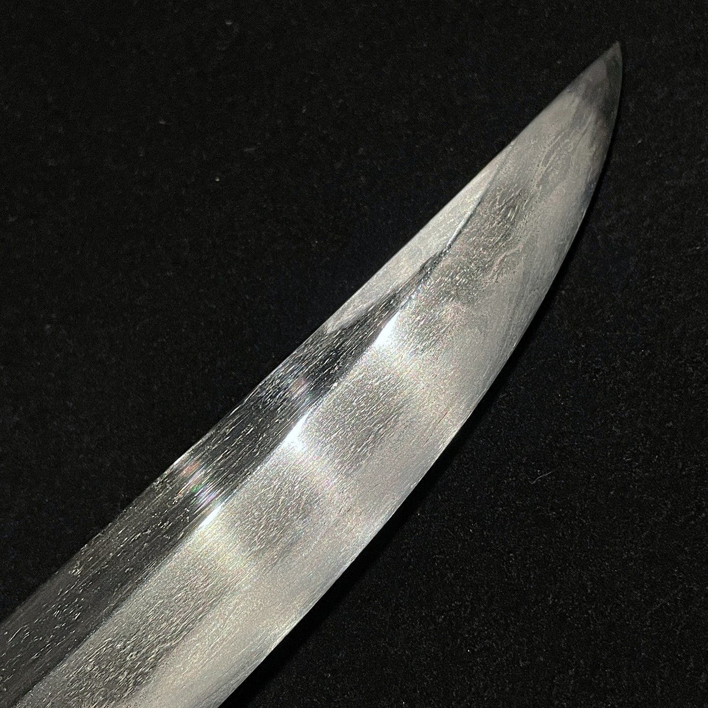 Naginata Naoshi Style Wakizashi, Iemasa 家正 signed, Wide Blade, Muromachi period