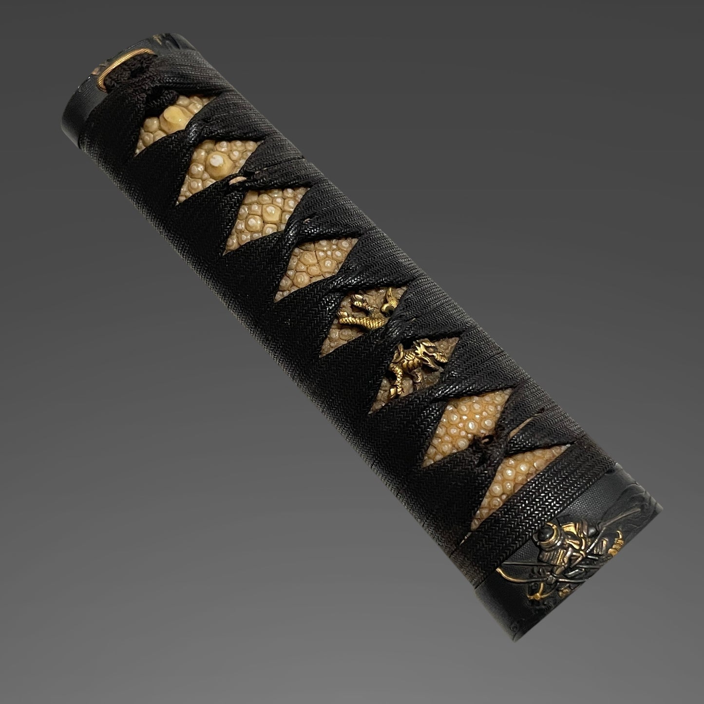 Osafune Yasumitsu 長船安光 signed WAKIZASHI, Samurai Fuchikashira, Muromachi period