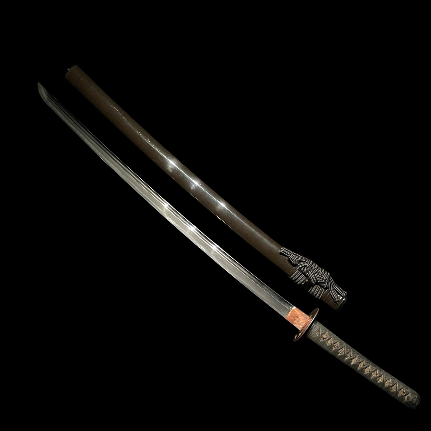 Long IAITO KATANA, Bo-hi 棒樋, Wide and Thick blade, Late Edo period