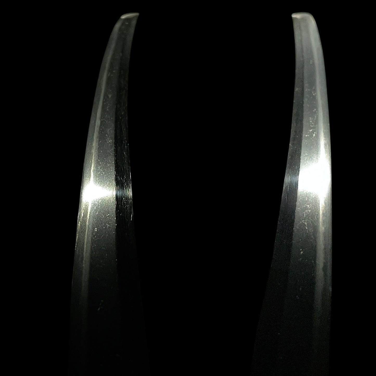 Long Wakizashi, Rare style Silver cover Habaki, Edo period mumei