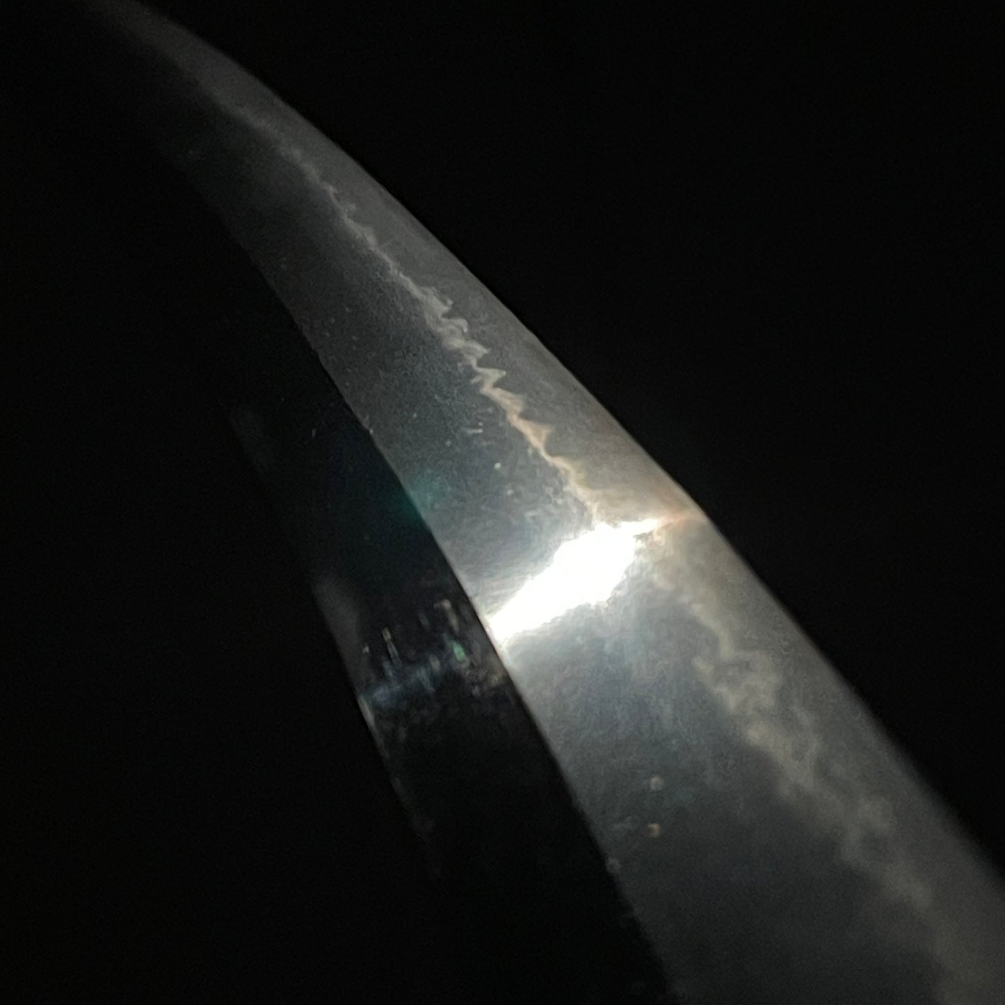 Very Heavy KATANA, Mimasakoku Fukuwatariju Nakata Akitsugu signed, Wide blade