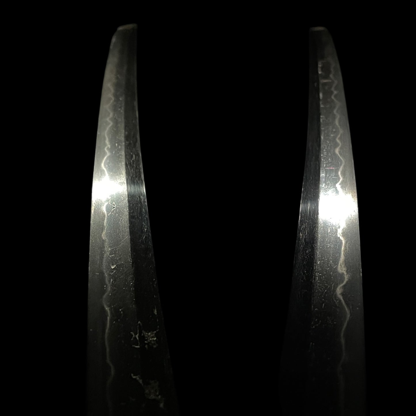 Short Wakizashi, Amidayasuri Tsuba, Edo period mumei
