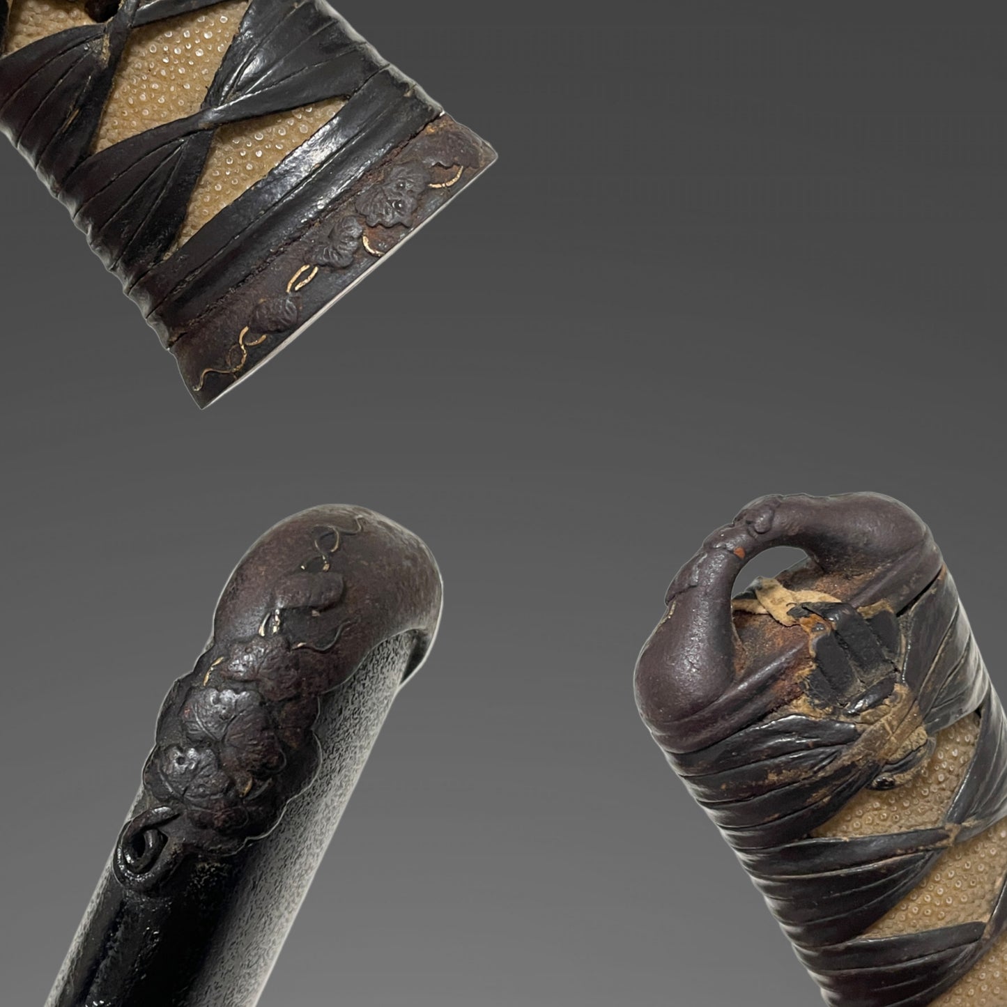 Aikuchi Koshirae 合口拵, Sunnobi-TANTO 寸延短刀, Iro Fittings, Edo period mumei