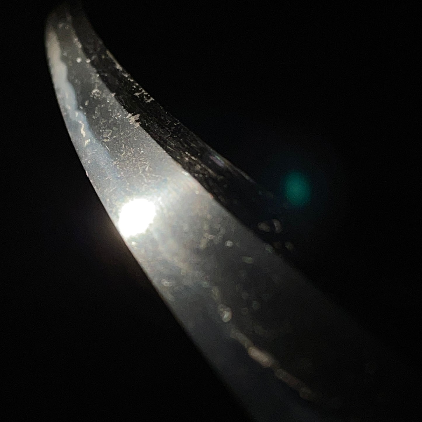 Family crest Fuchikashira Black KATANA, Late Muromachi period mumei