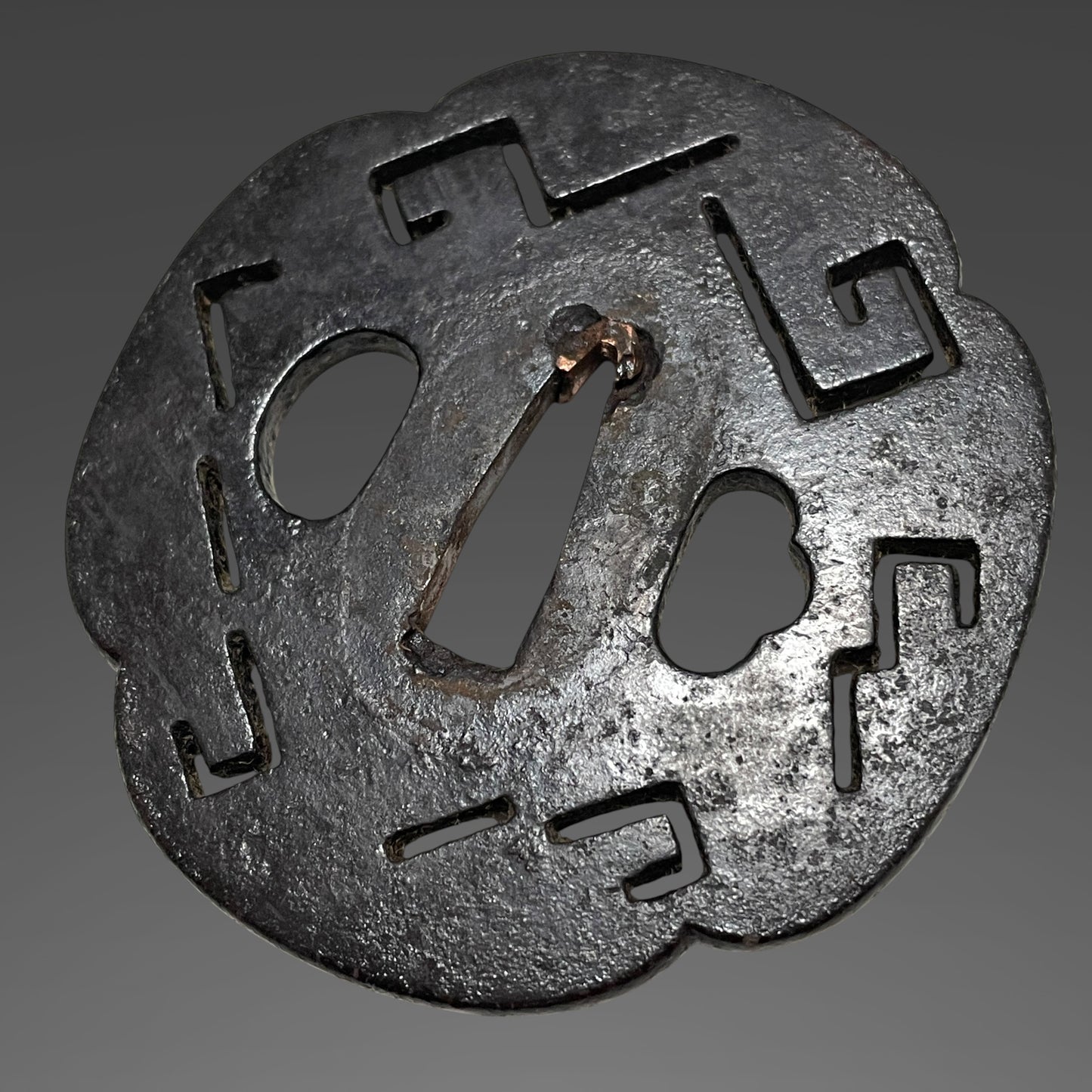 Dragon Fuchikashira KATANA, Raimon Tsuba 雷紋鍔, Edo period mumei