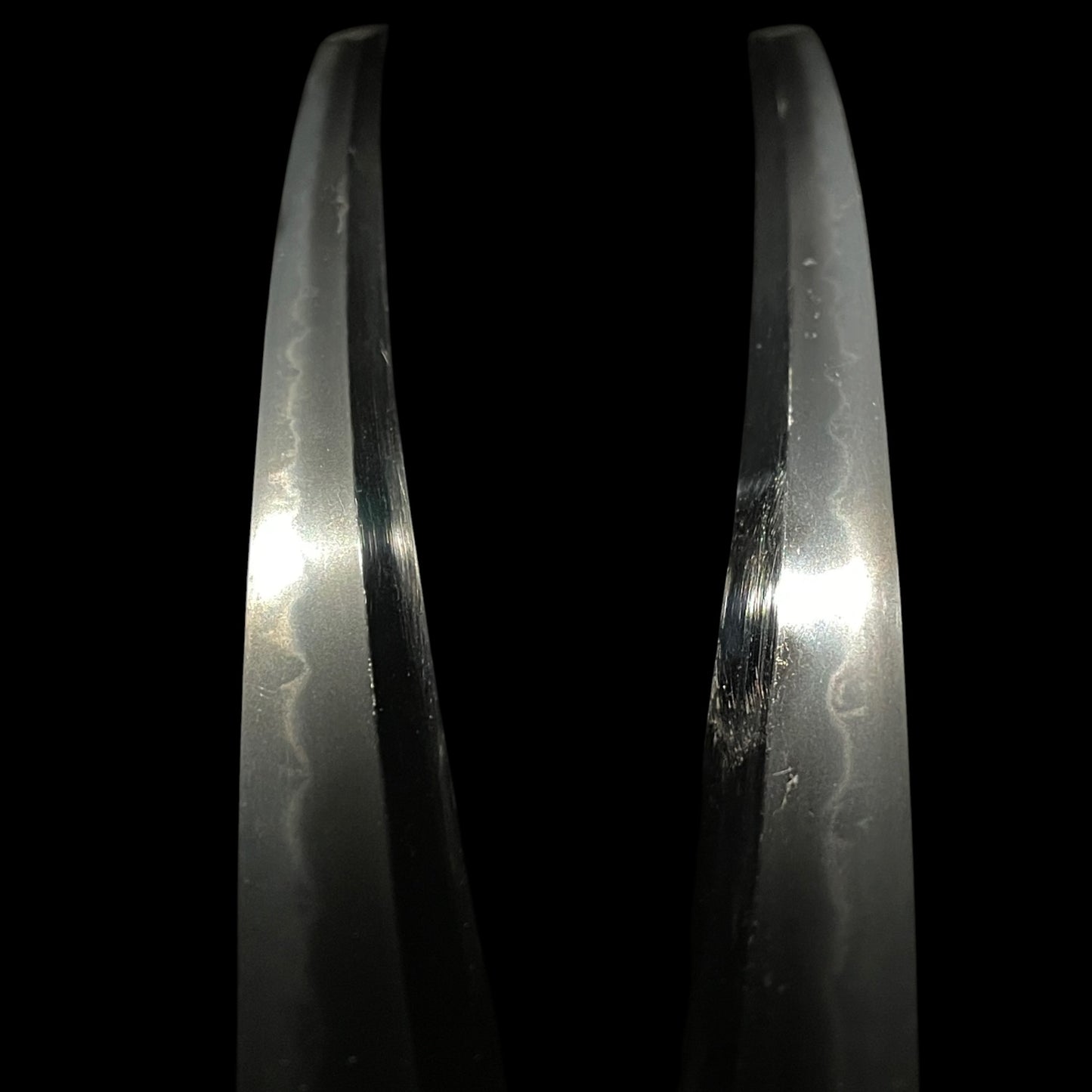 Chrysanthemum Tsuba 菊鍔 Short Wakizashi, Thick blade, Edo period mumei
