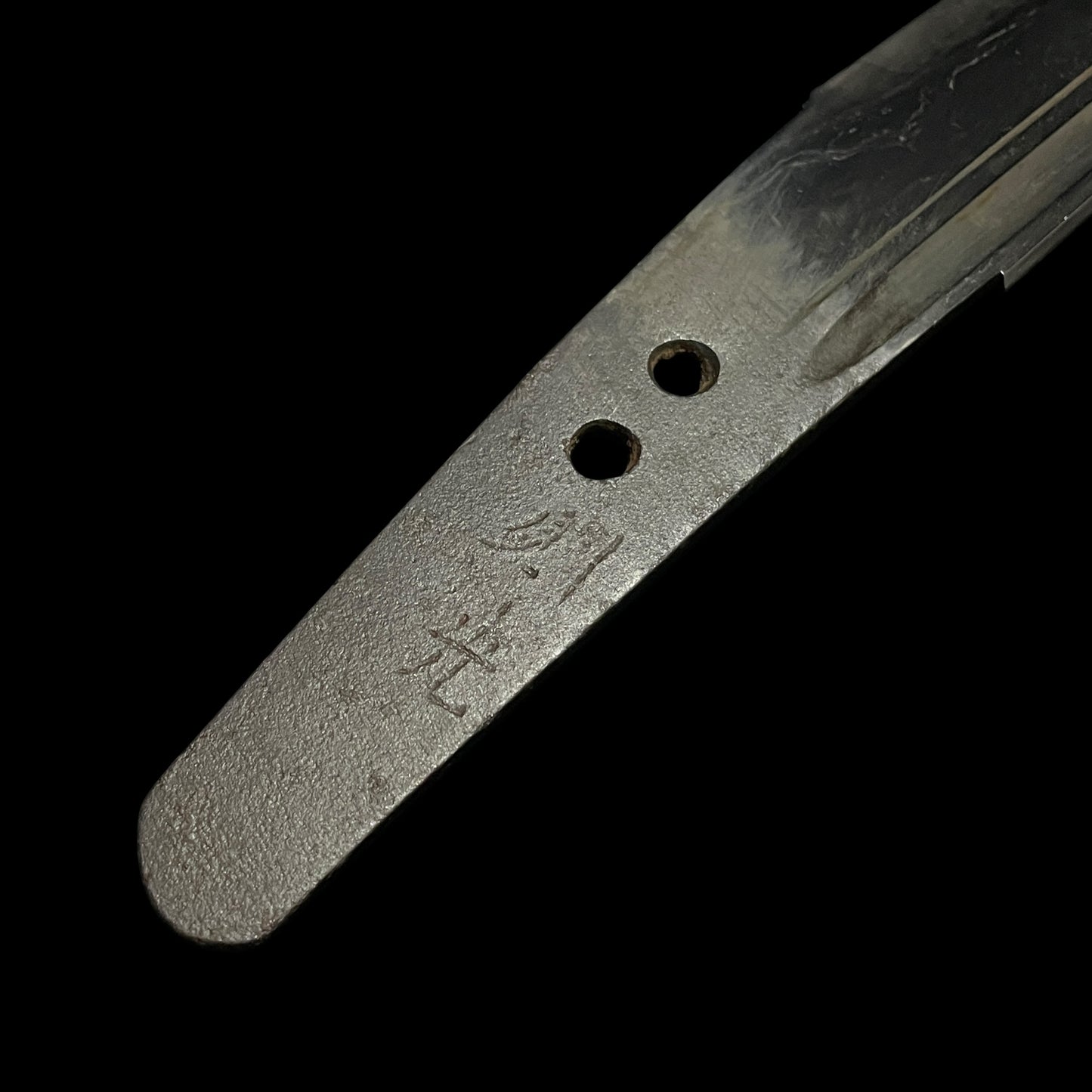 Hirazukuri DANBIRA 段平 Wakizashi, Norimitsu 則光 signed, Very wide blade, Muromachi period
