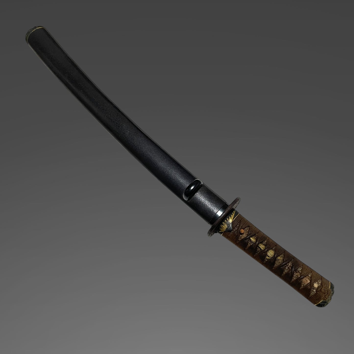 Mt.Fuji 富士山 Fittings Short WAKIZASHI, Edo period mumei