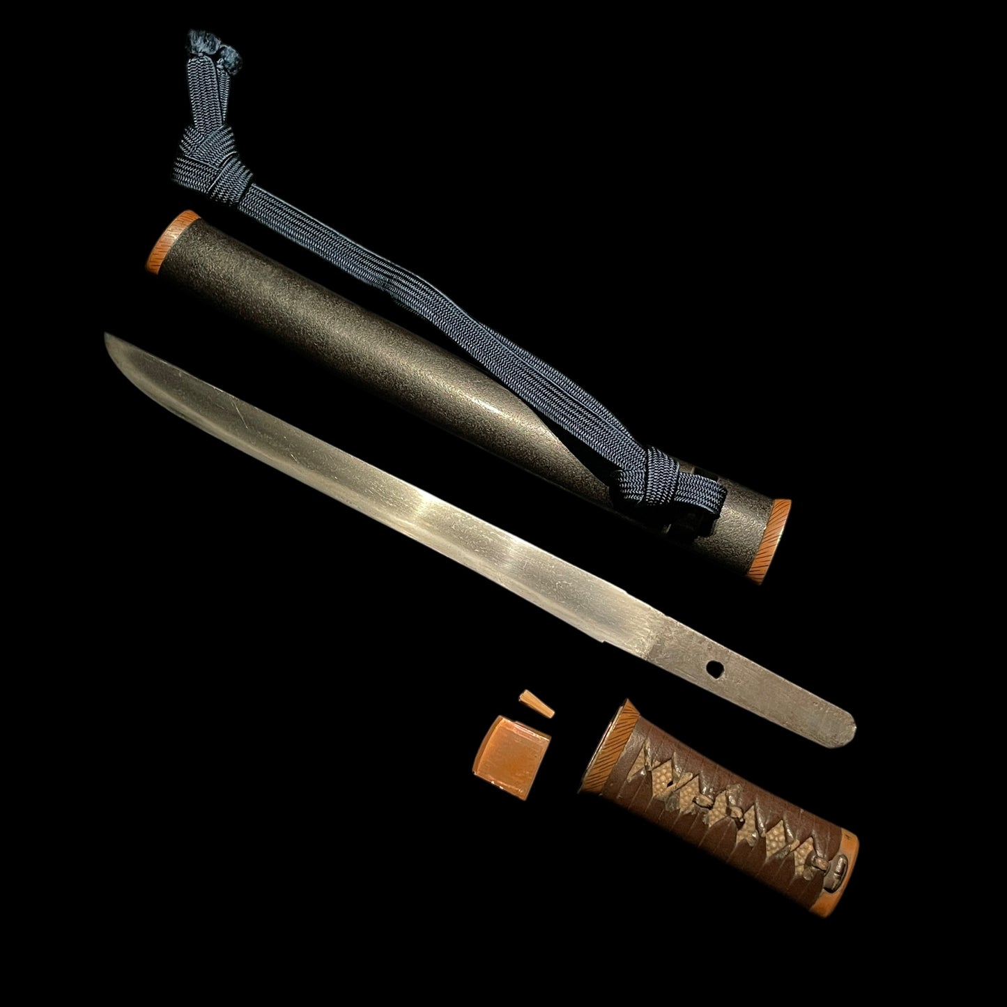 Aikuchi Koshirae TANTO 合口拵短刀, Copper Fittings 素銅一作, Edo period mumei