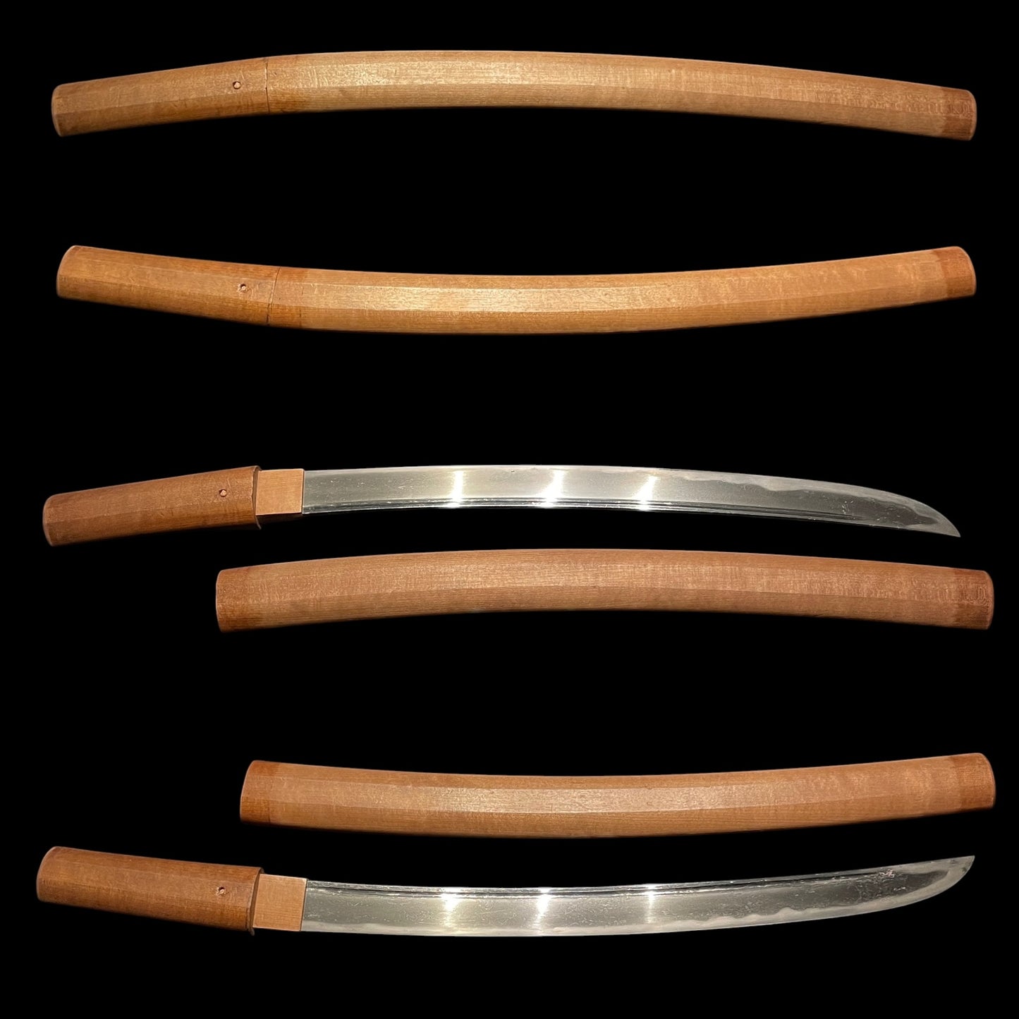 Masamune 正宗 signed Hirazukuri Wakizashi, Wide blade, Muromachi period
