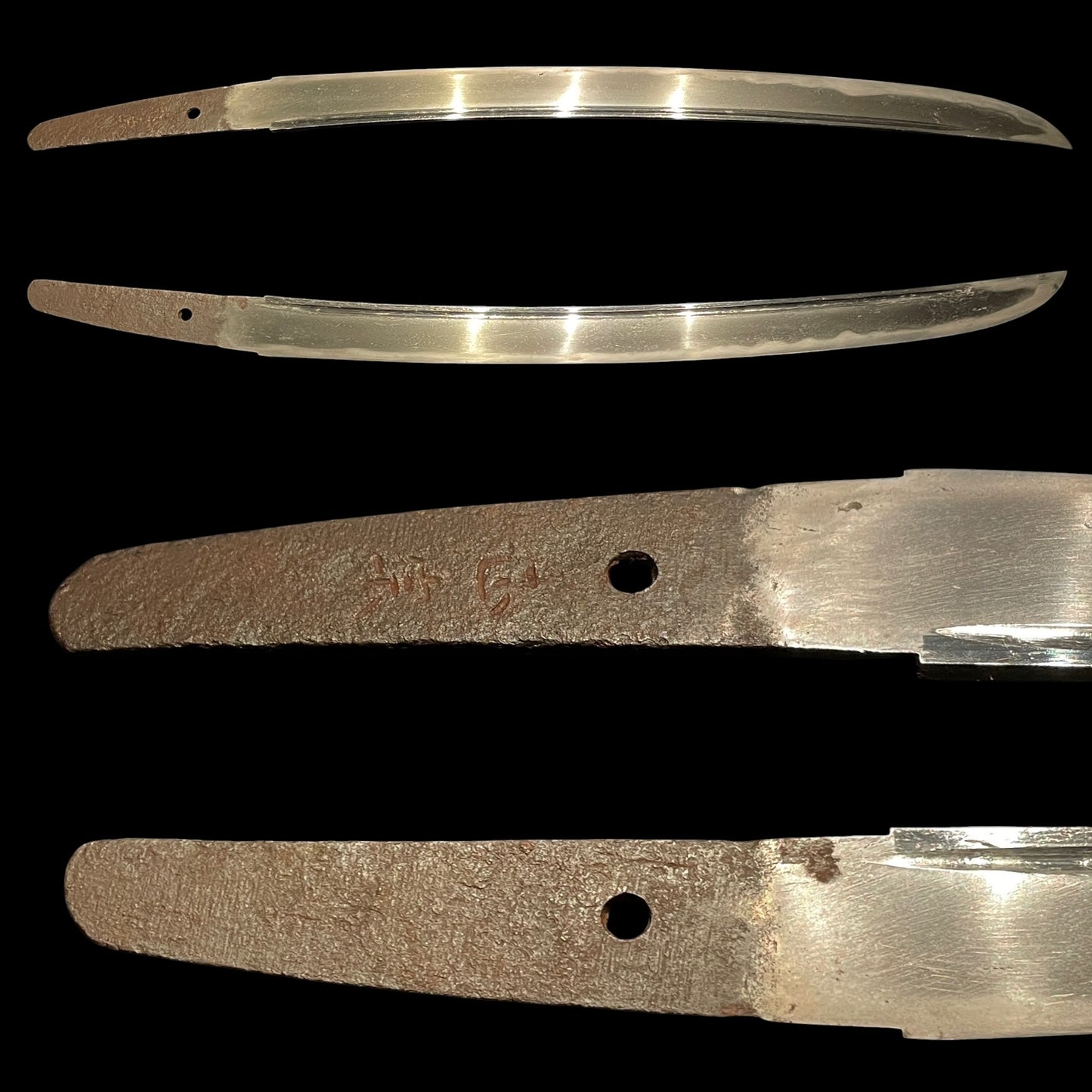 Masamune 正宗 signed Hirazukuri Wakizashi, Wide blade, Muromachi period