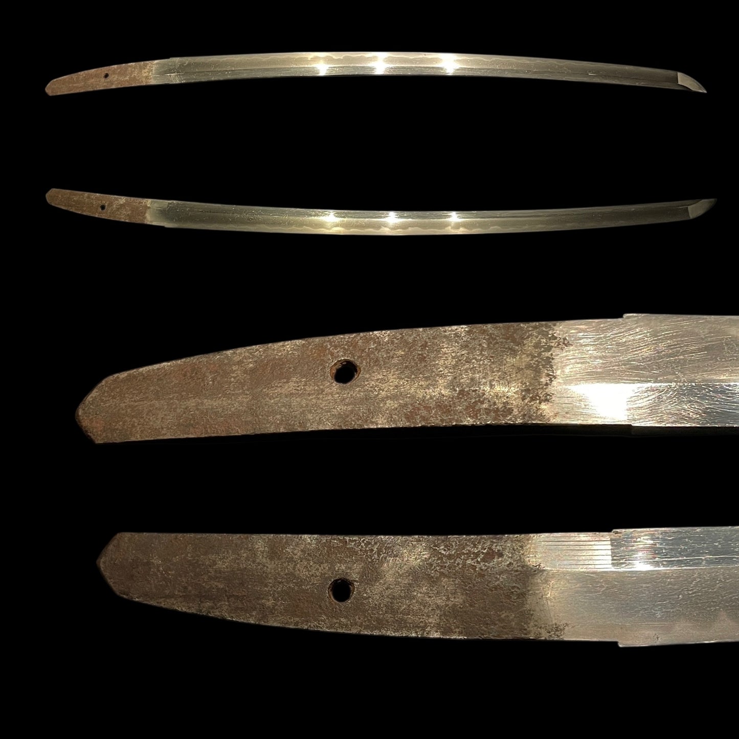 Gunome Hamon Long WAKIZASHI in Shirasaya, Edo period mumei