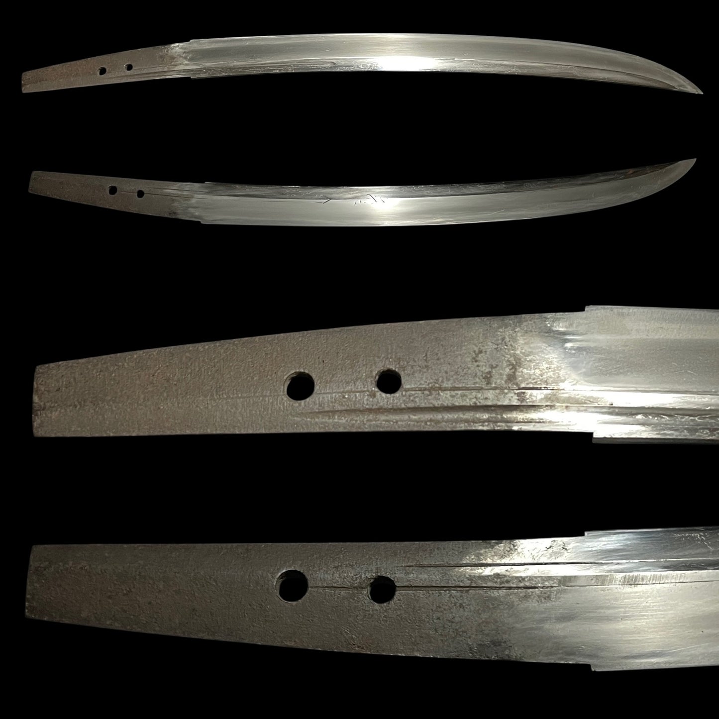 Shobuzukuri Wakizashi, Suken素剣 Bonji梵字 Horimono彫物, Muromachi period mumei