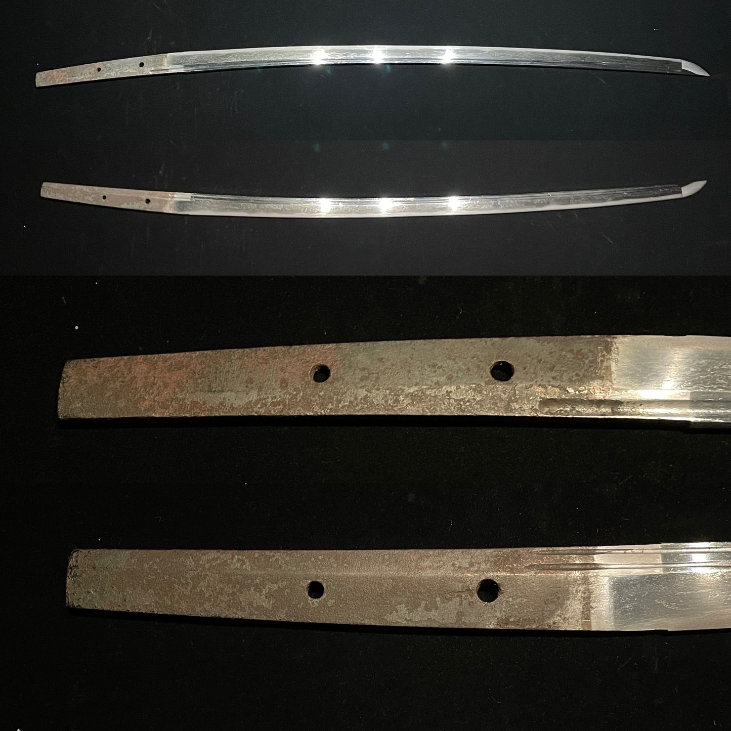 Katana in Shirasaya Futasujibi 二筋樋, Muromachi period mumei