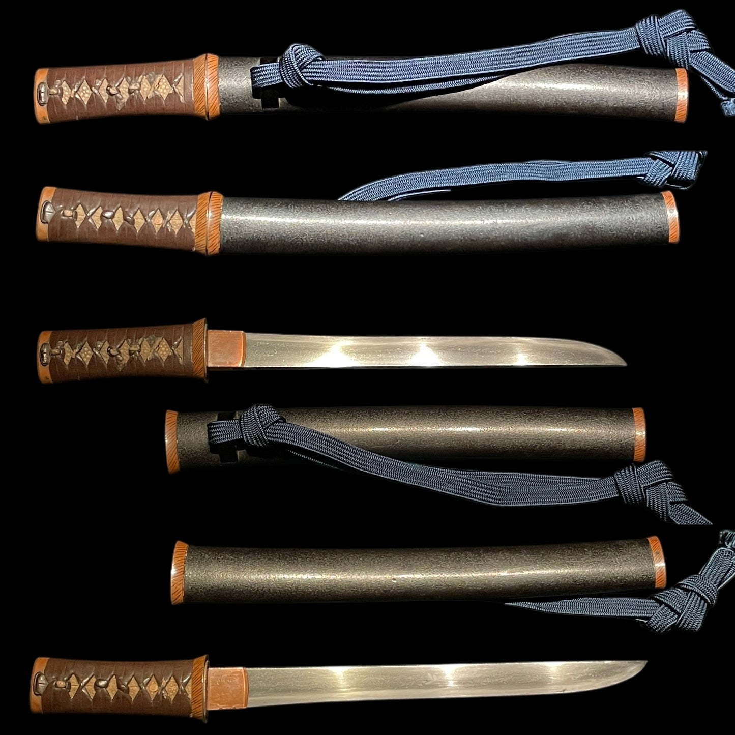 Aikuchi Koshirae TANTO 合口拵短刀, Copper Fittings 素銅一作, Edo period mumei