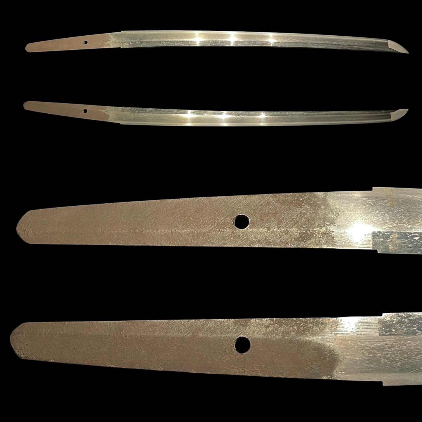 Konukahada 小糠肌 Wakizashi, Suguha 直刃, Edo period mumei