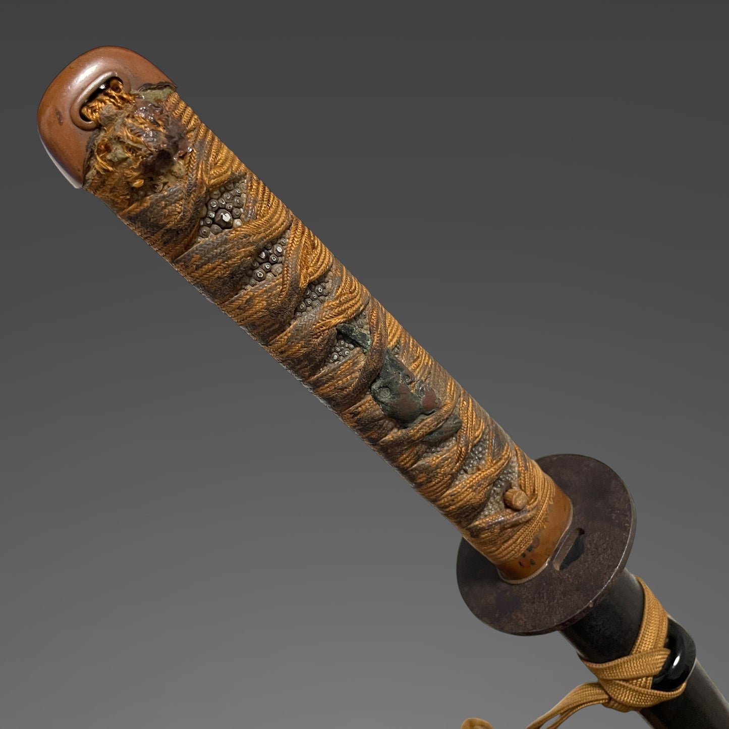 Musashitaro Yasukuni 武蔵太郎安国 signed Long Wakizashi, Edo period, with Kozuka