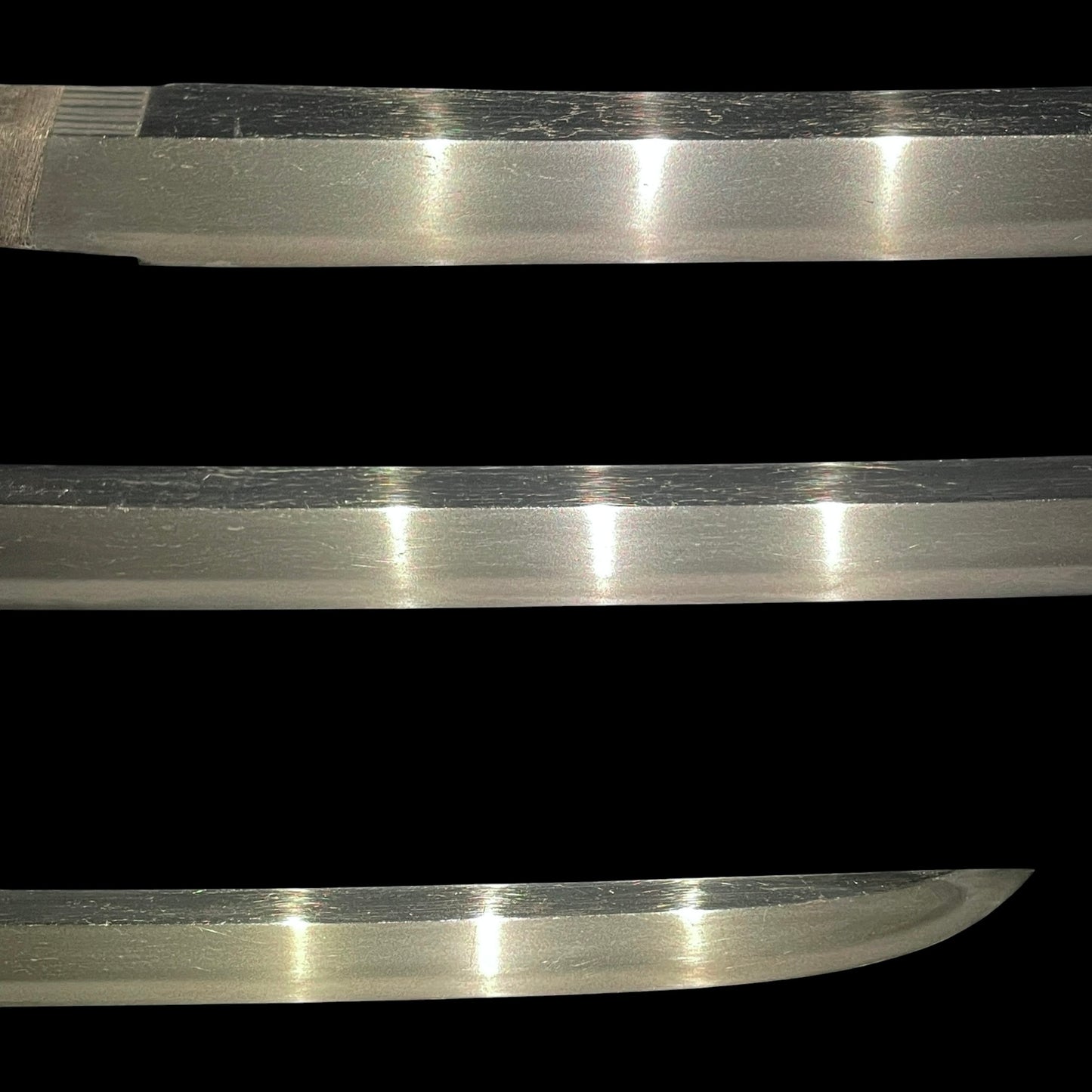 Shobuzukuri Aikuchi Wakizashi, Takarazukushi Fuchikashira, Muromachi period mumei