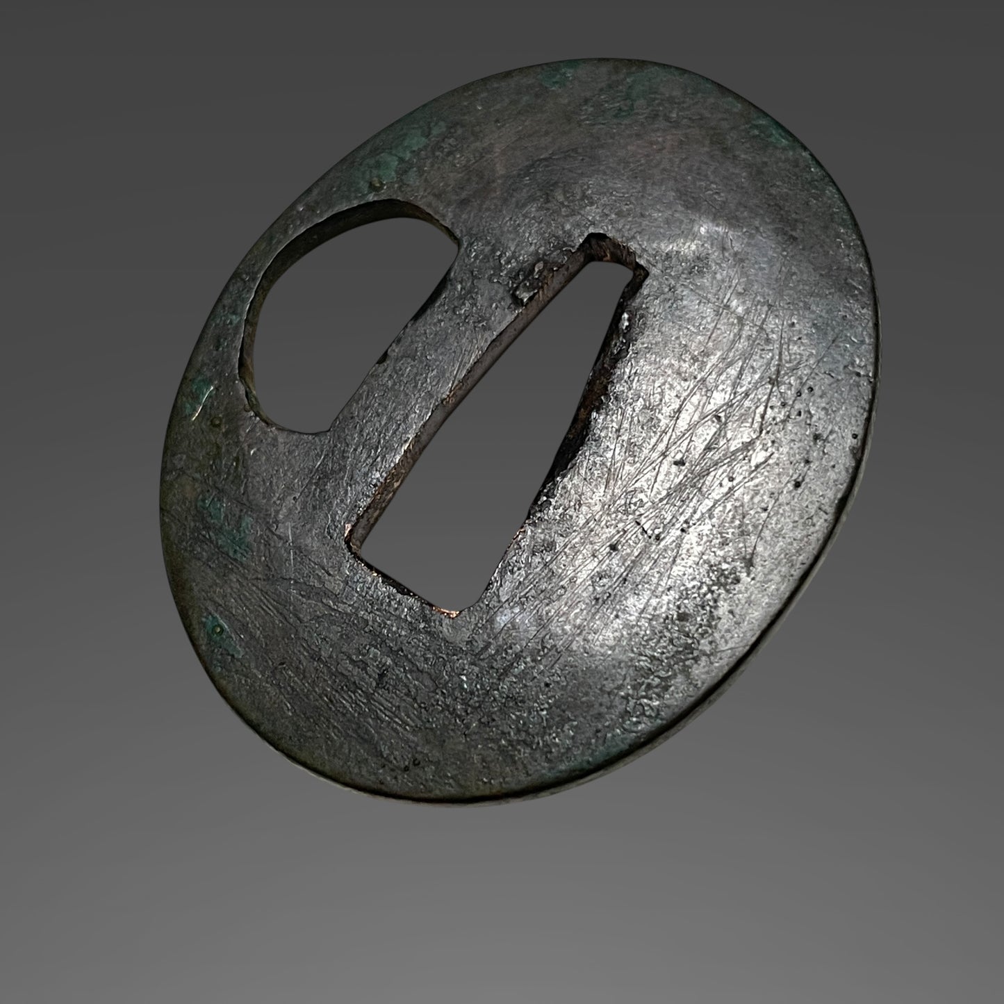 Shobuzukuri Aikuchi Wakizashi, Takarazukushi Fuchikashira, Muromachi period mumei