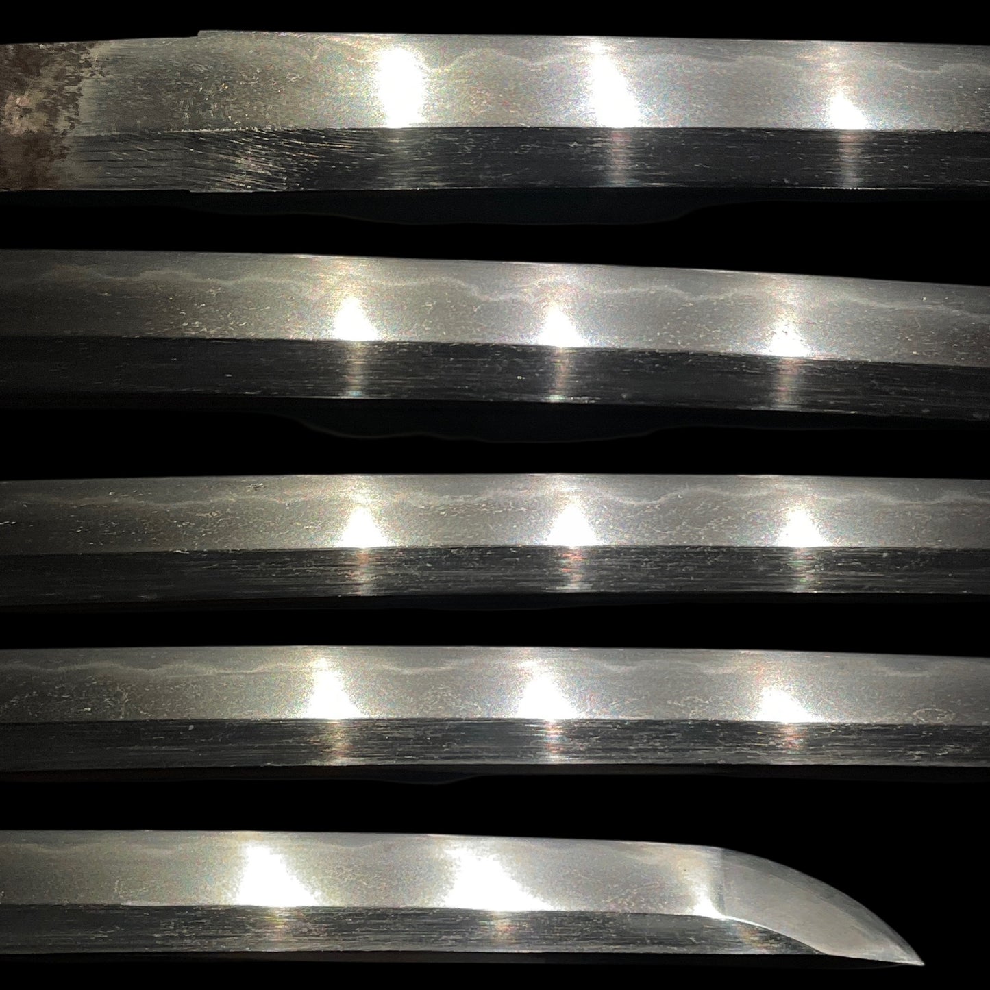 Gunome Hamon Long WAKIZASHI in Shirasaya, Edo period mumei