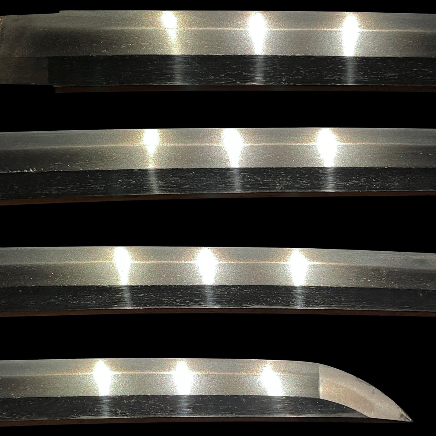 Red Wakizashi with Kozuka, Shakudo Horse Menuki, Aoimon 葵紋 Scabbard, Edo period
